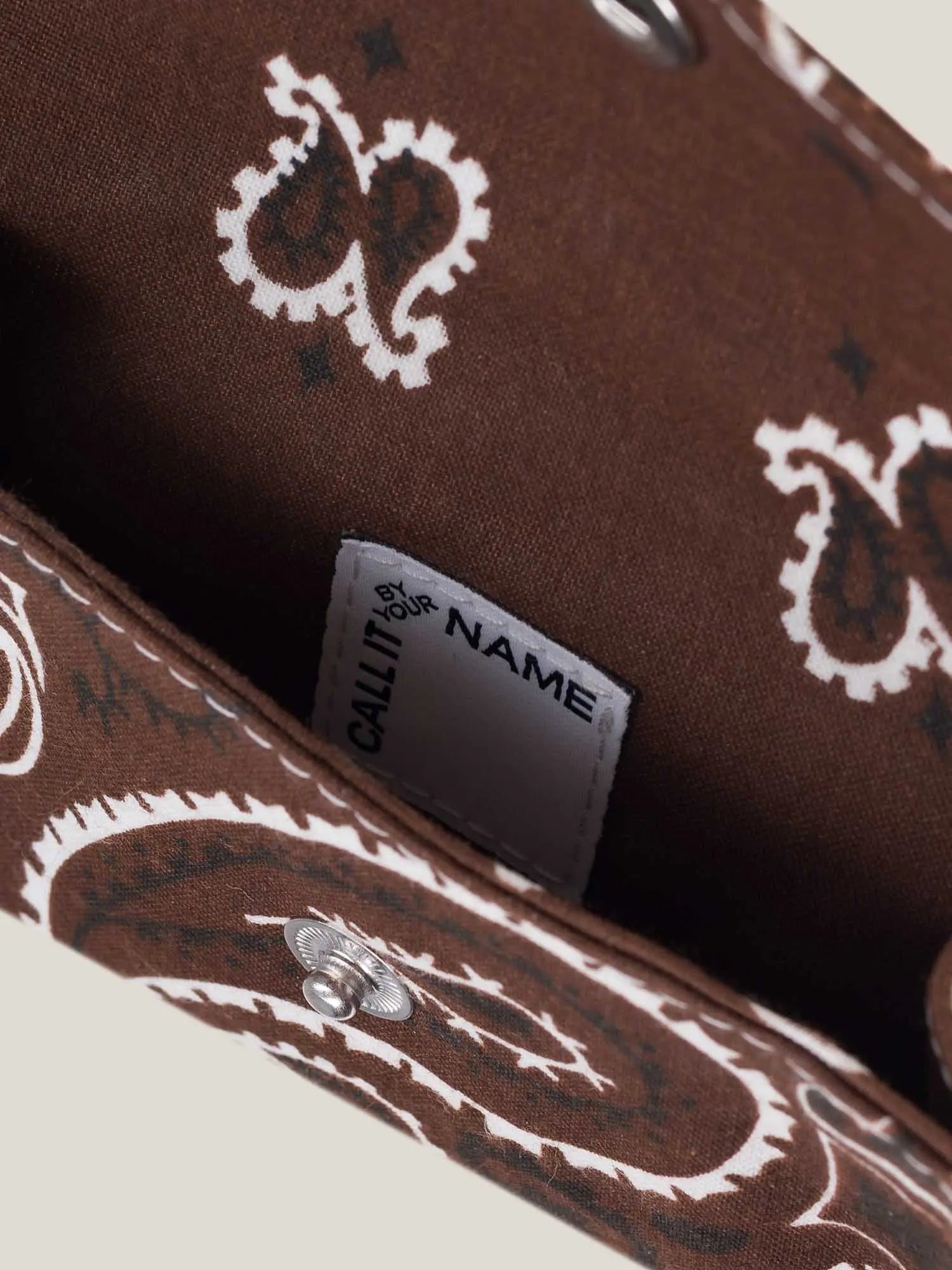 Mini enveloppe - Marron / Beige