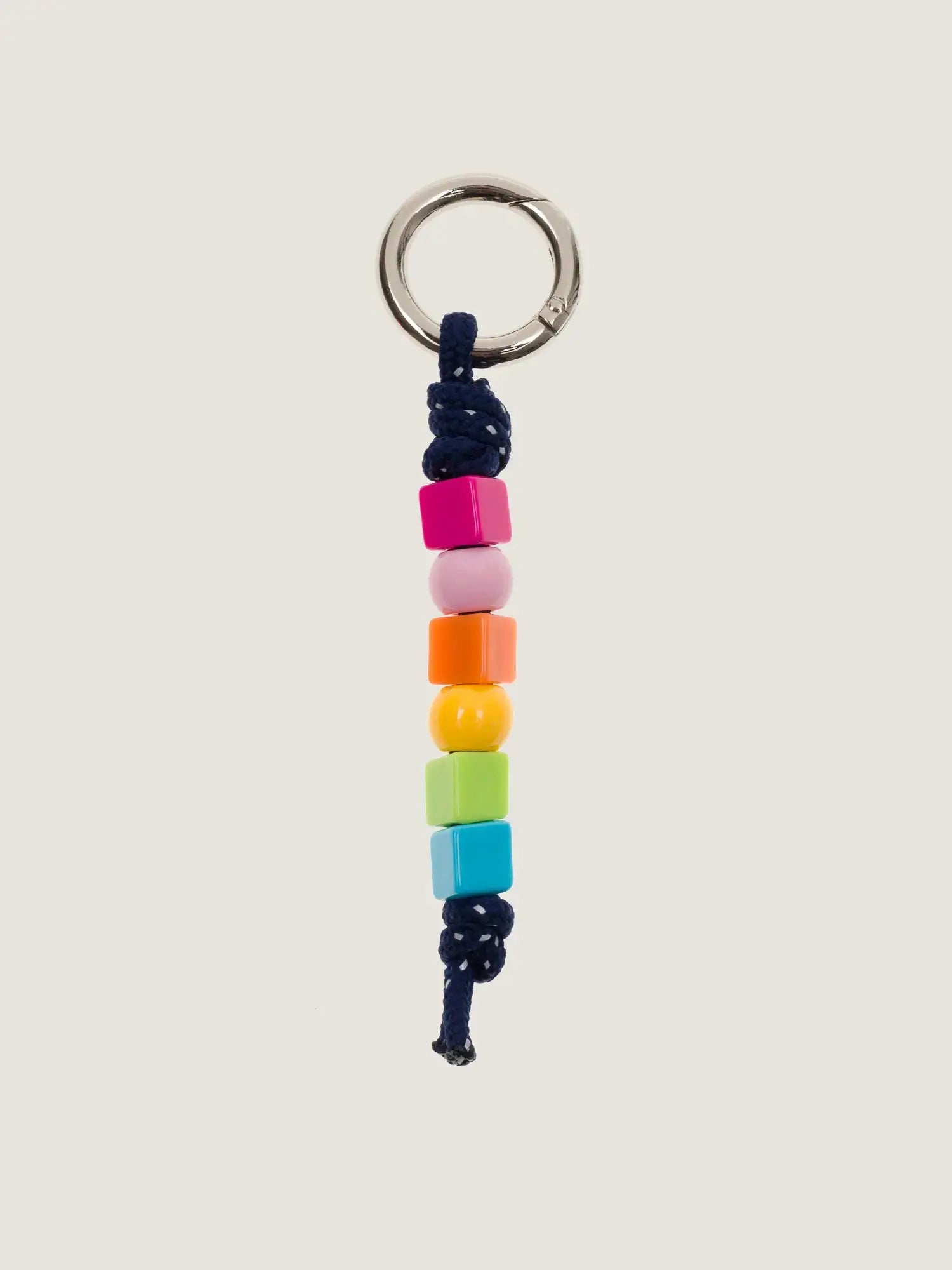 Bead Key Ring - Navy