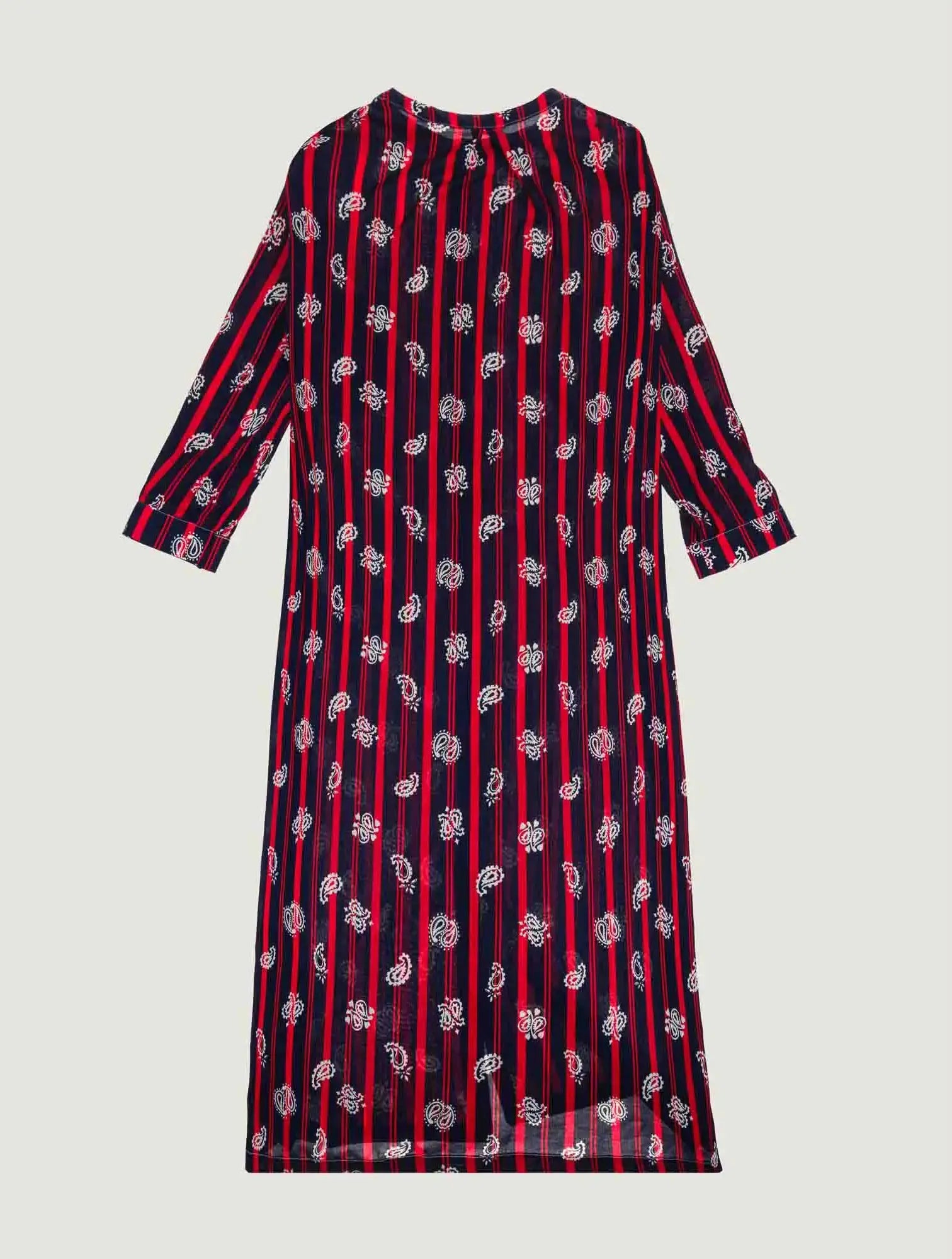 strapless open back dress Striped Dress - PAISLEY main image 0