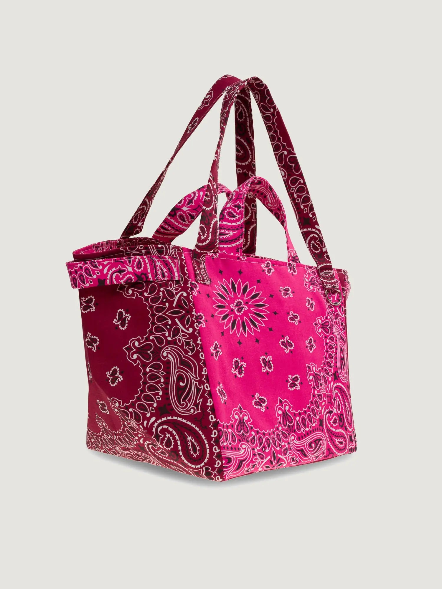 Trapeze bag - Fuchsia / Burgundy