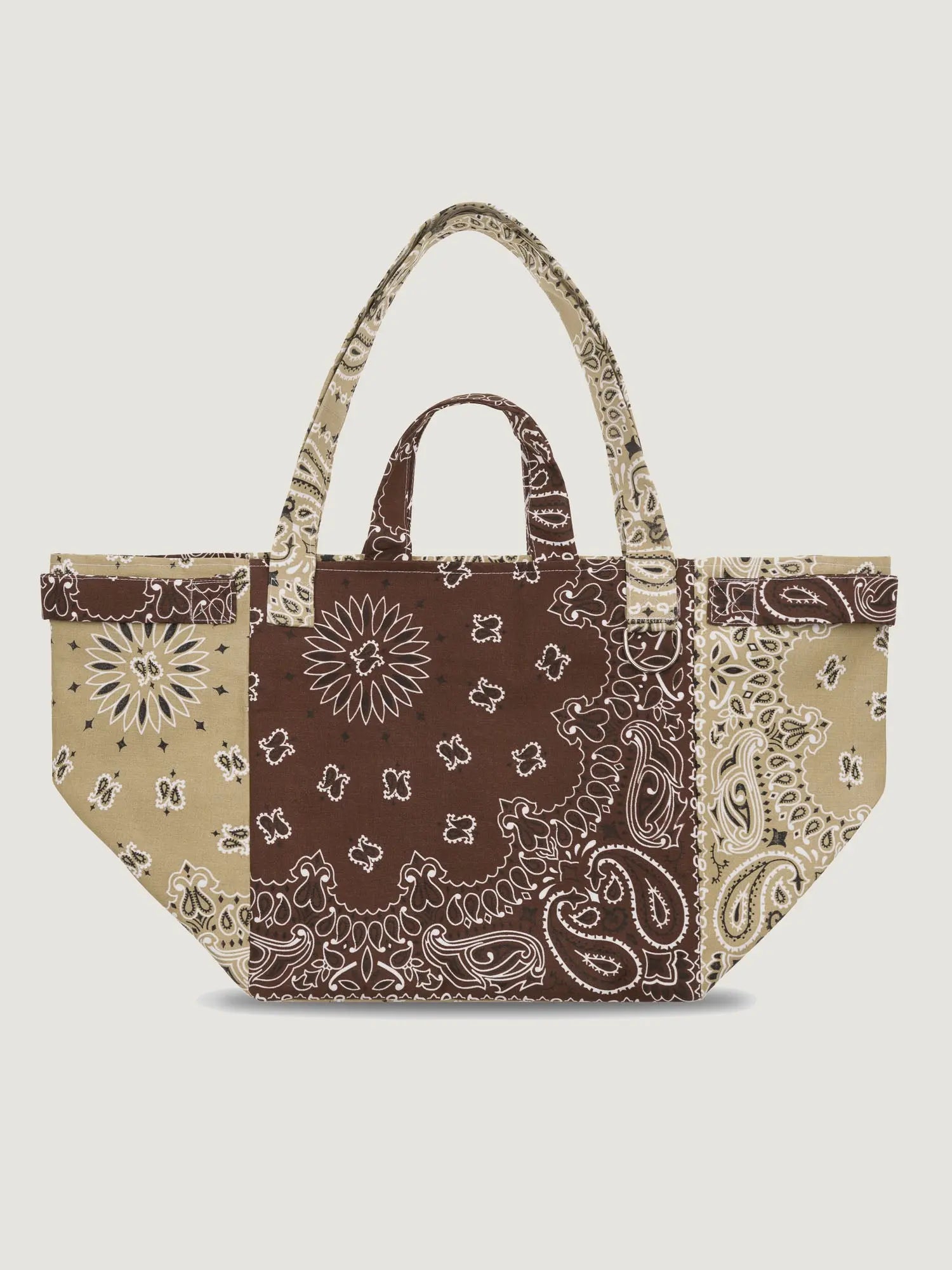 Sac Trapèze - Marron / Beige