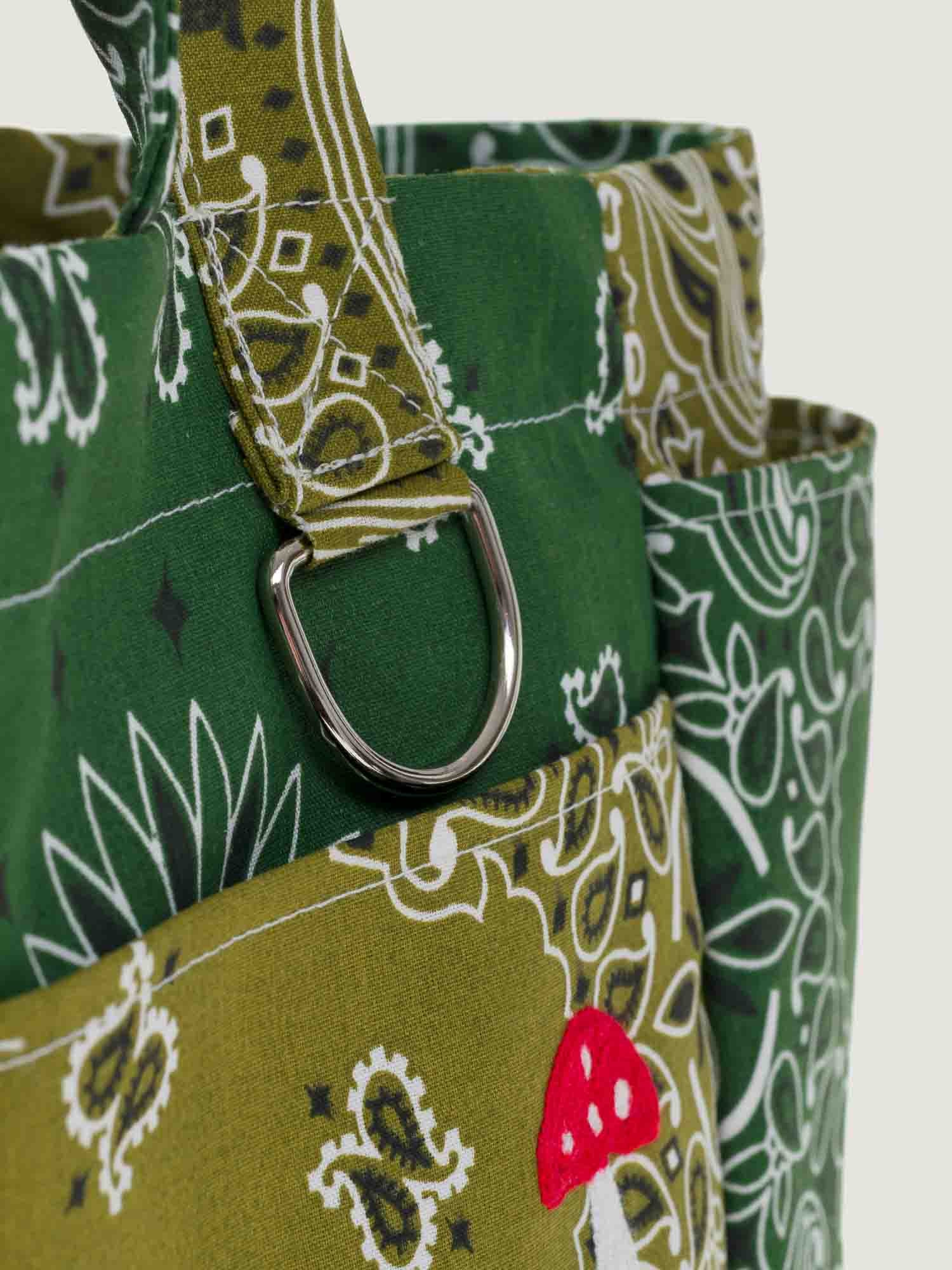 Picnic Bag - MULTI-EMOJIS - Bronze/Weekend Green