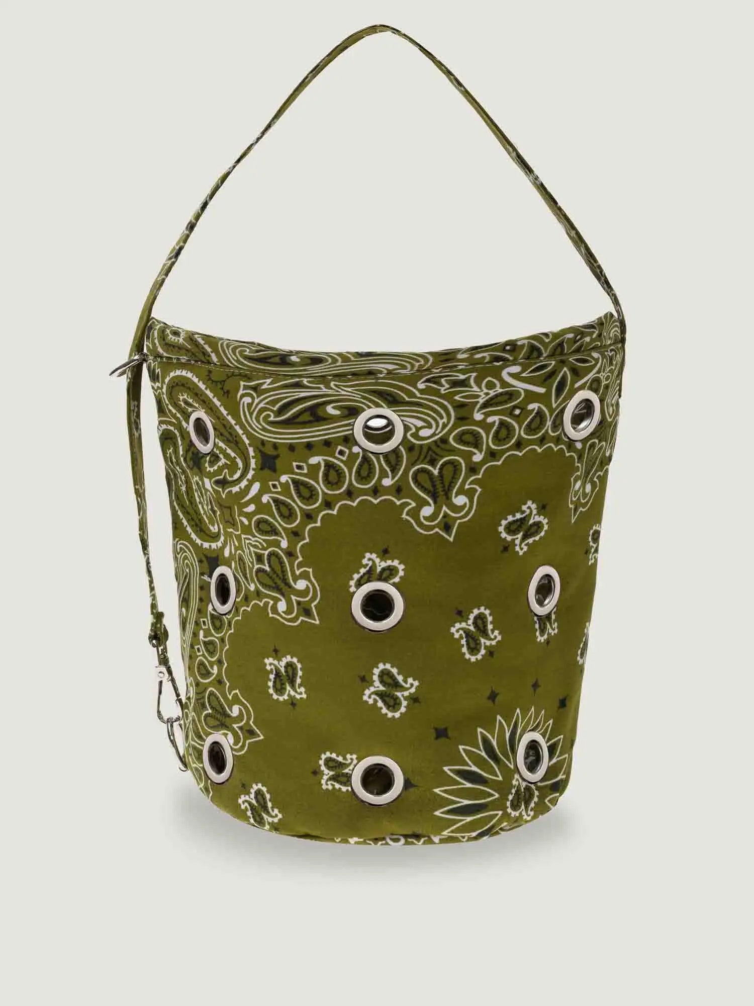 Eyelet Seau Bag - All Bronze