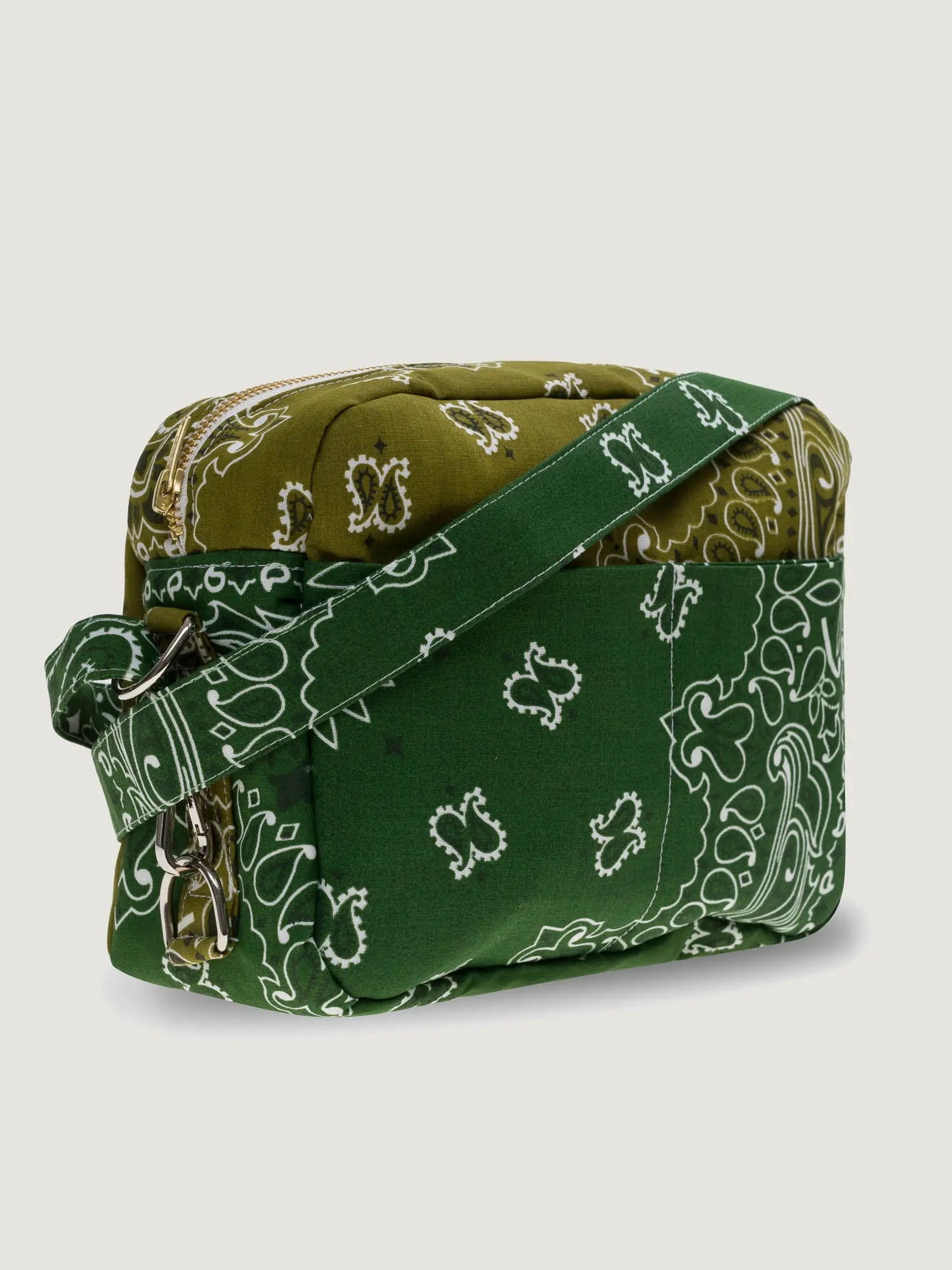 Camera bag - Bronze / Vert Week-end