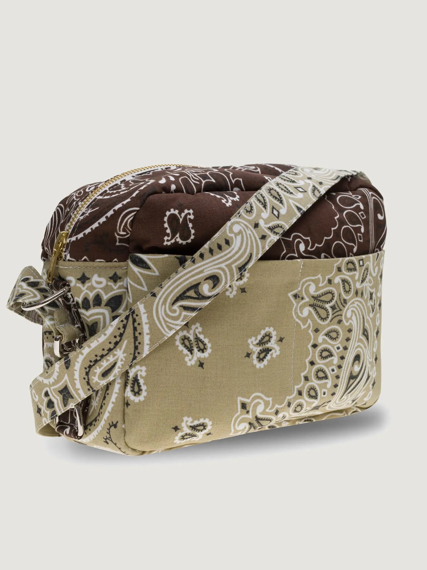 Camera bag - Marron / Beige