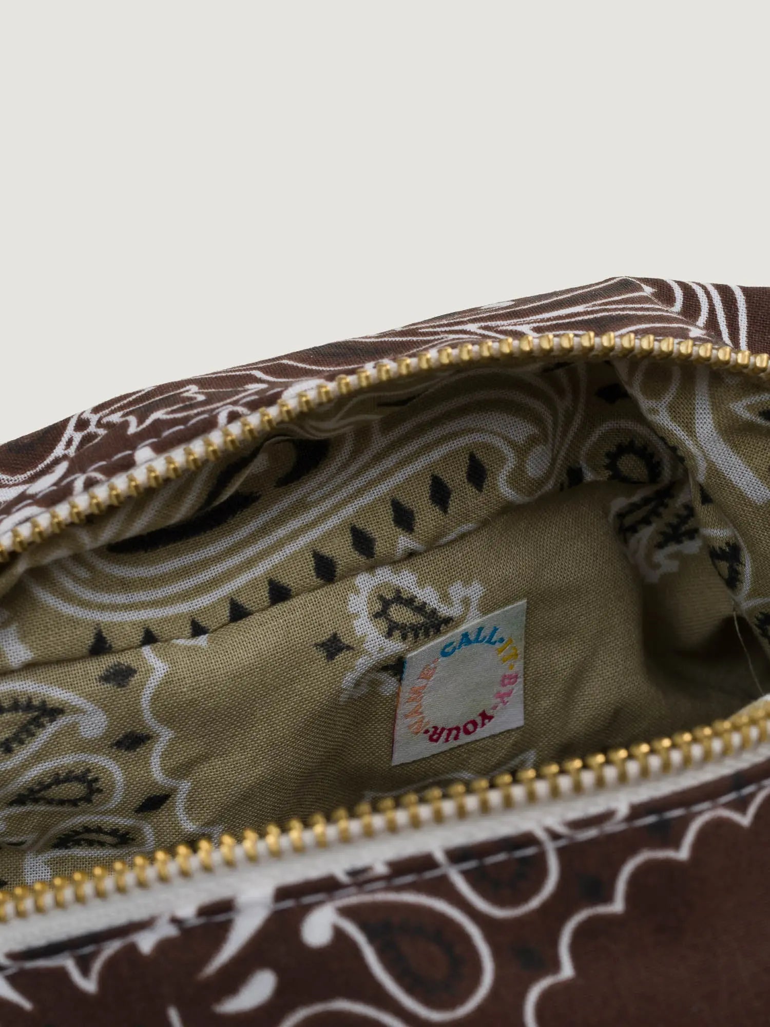 Camera bag - Marron / Beige