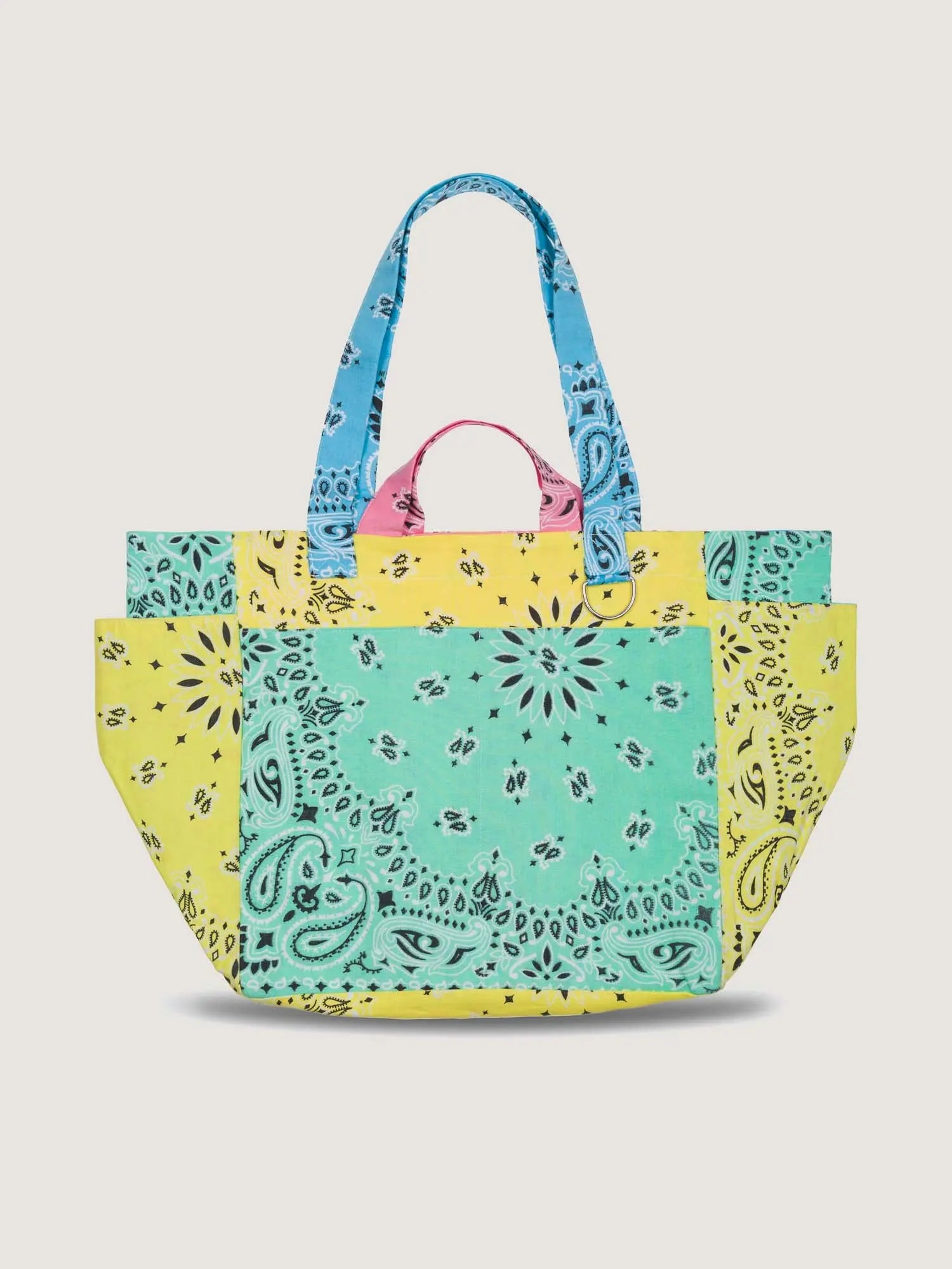 Sacs multi poches et picnic en tissu de bandana brodé à la main