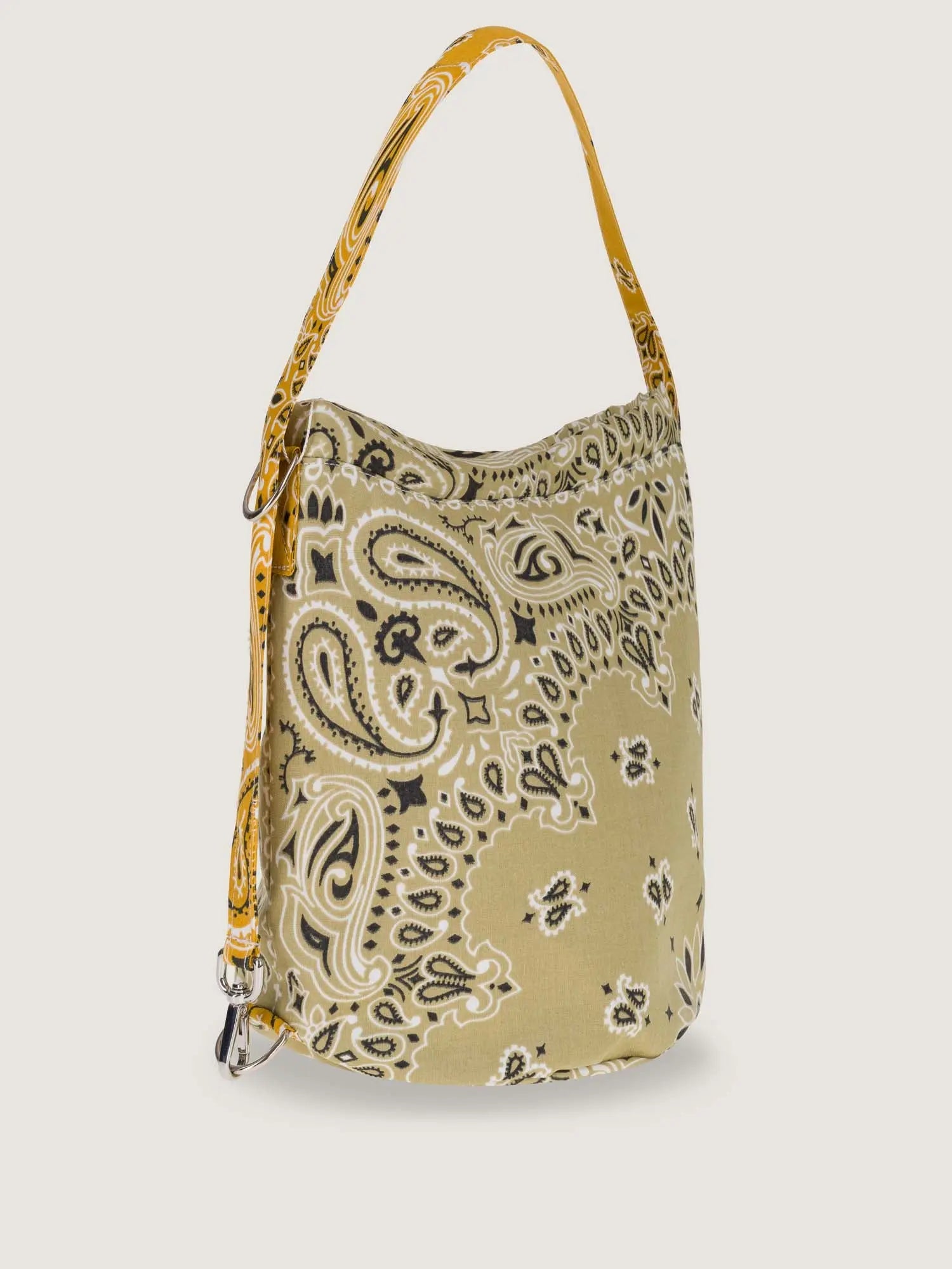 Seau Bag - Beige / Mustard