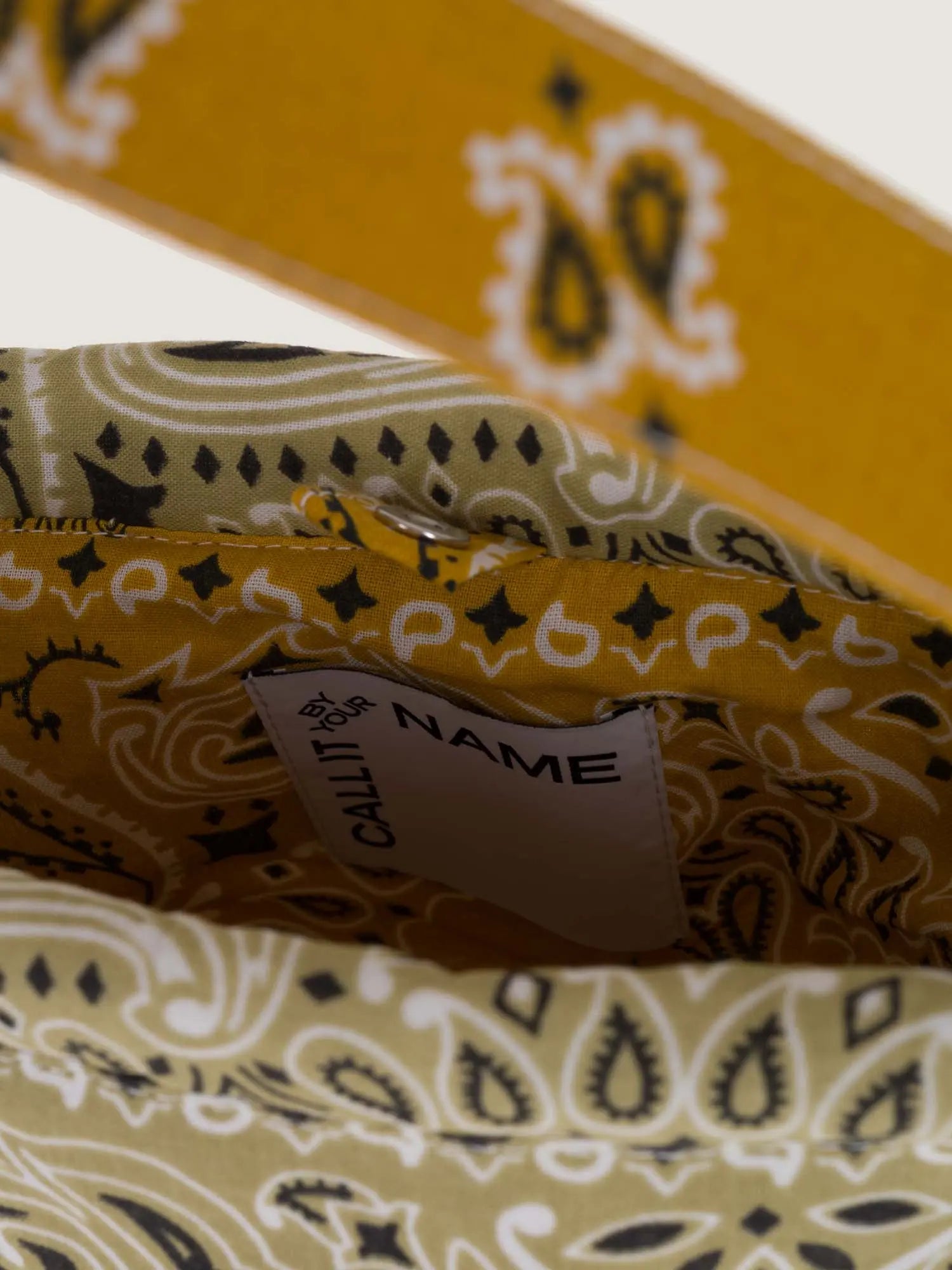 Seau Bag - Beige / Mustard