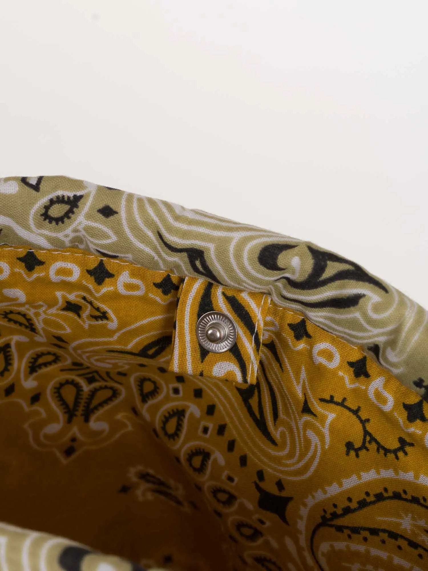 Seau Bag - Beige / Mustard