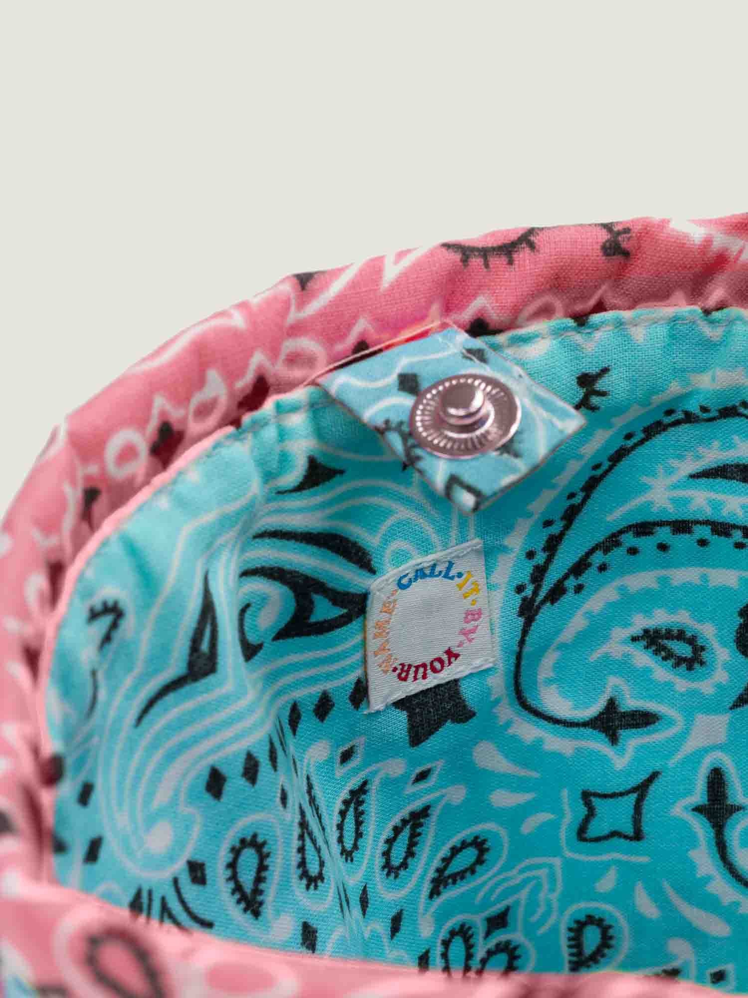 Mini Bag Seau - Mint / Strawberry Pink / Pale blue