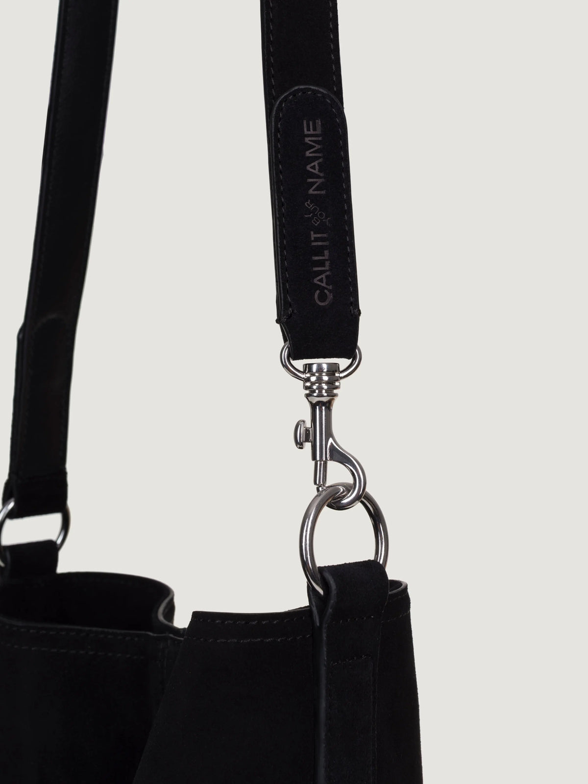 Fringe Seau Bag - Black