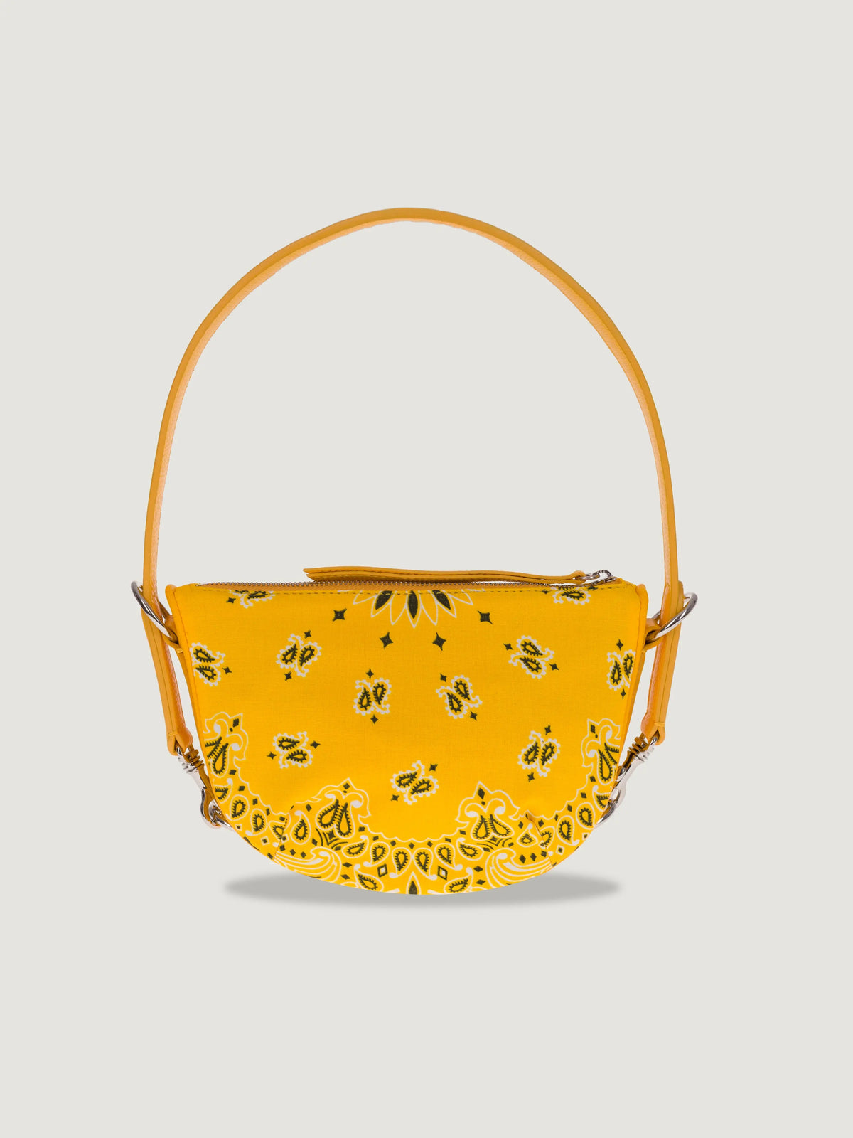 Mini Moon Leather Bag - All Gold