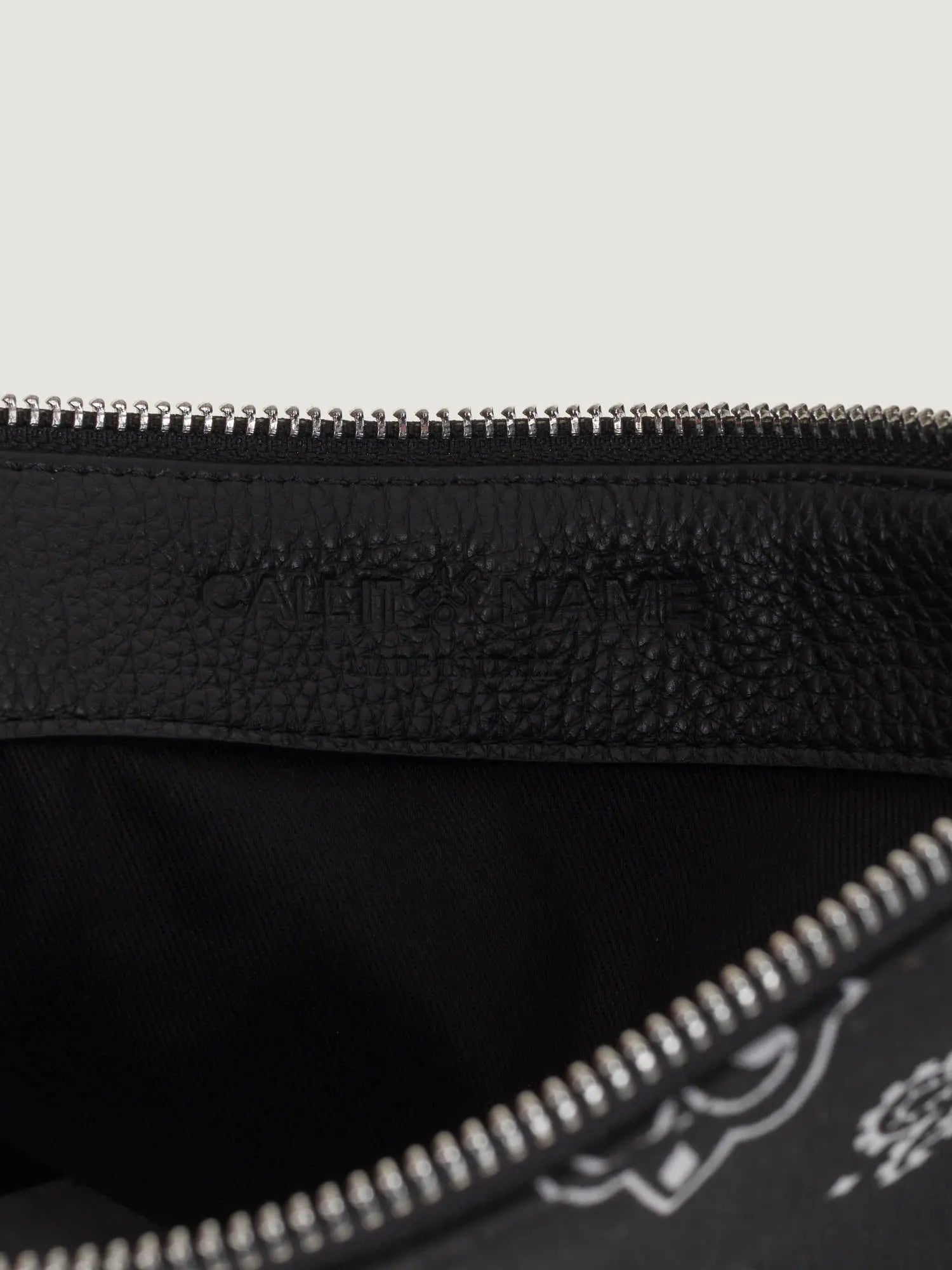 Moon leather bag - All Black