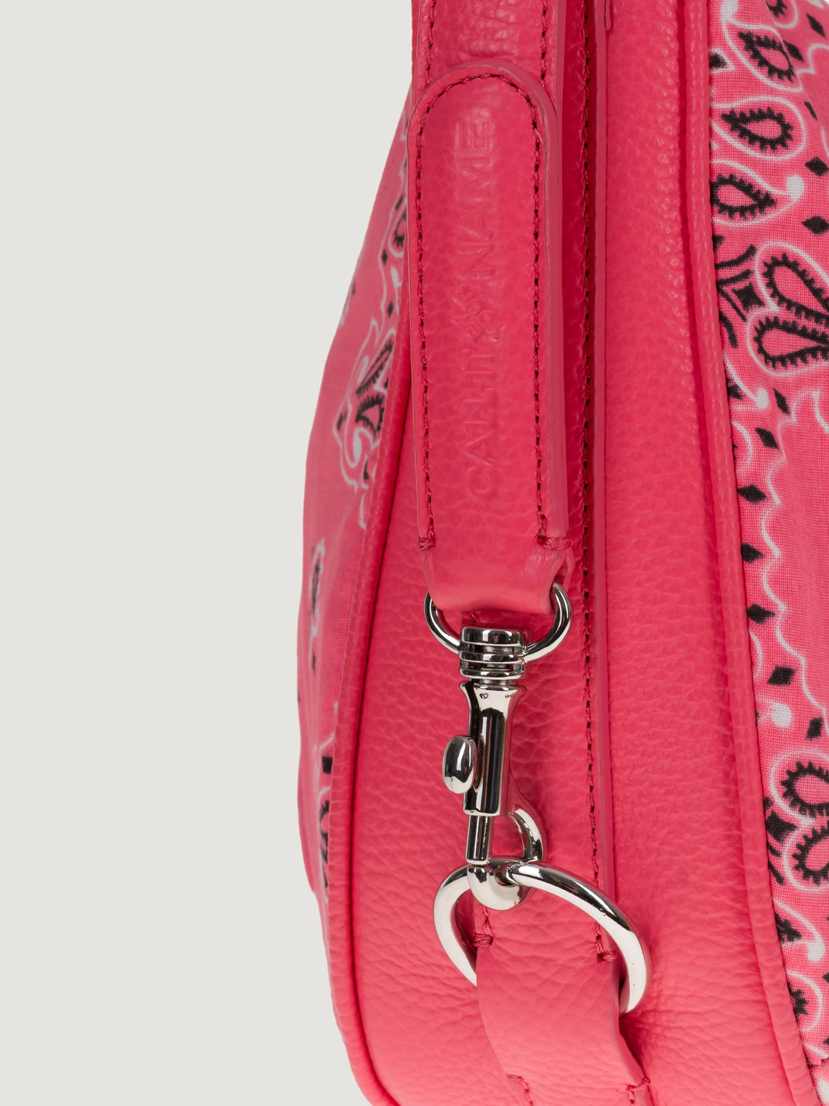 Moon leather bag - All Strawberry 