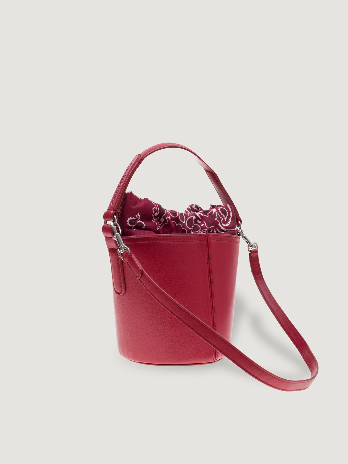 Sac mini Peekaboo cuir - All Cherry