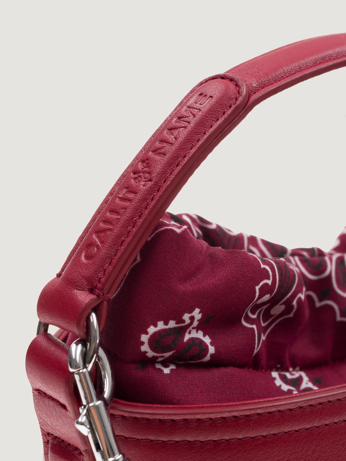 Sac mini Peekaboo cuir - All Cherry