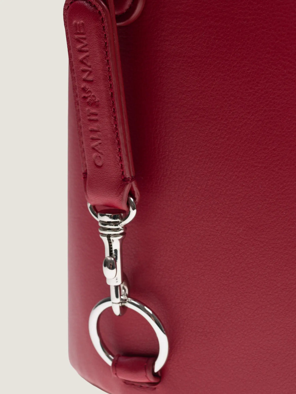 Sac moyen Peekaboo cuir - All Cherry