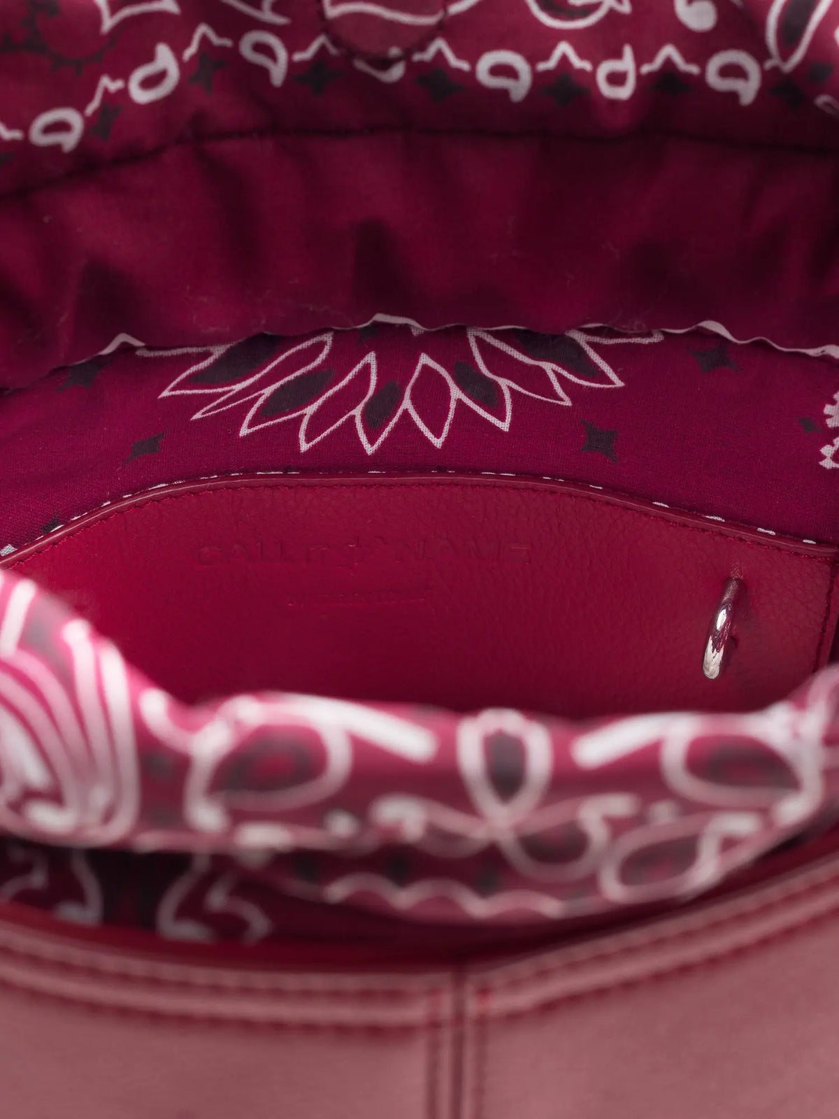 Sac moyen Peekaboo cuir - All Cherry