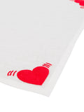 Hand-Embroidered Placemat - HEART