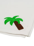 Hand-Embroidered Napkin - PALM TREE