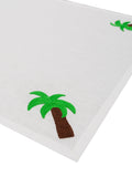 Hand-Embroidered Placemat - PALM TREE