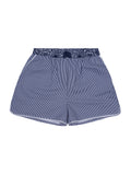 Navy / Chambray Striped Shorts