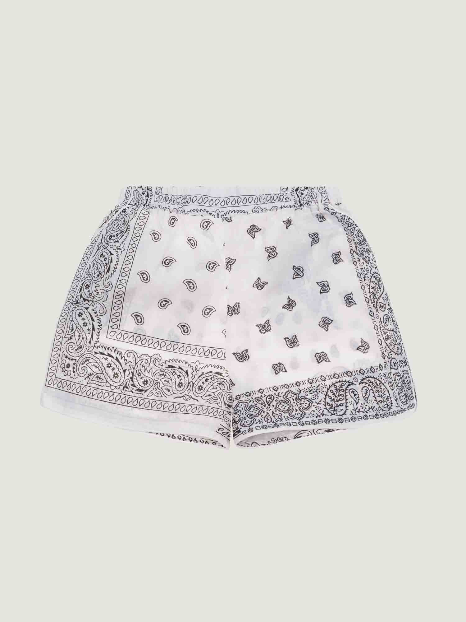 Short Bandana 25 - All White - Taille M