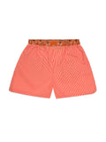 Striped Short - Orange / Strawberry Pink / Burnt Orange