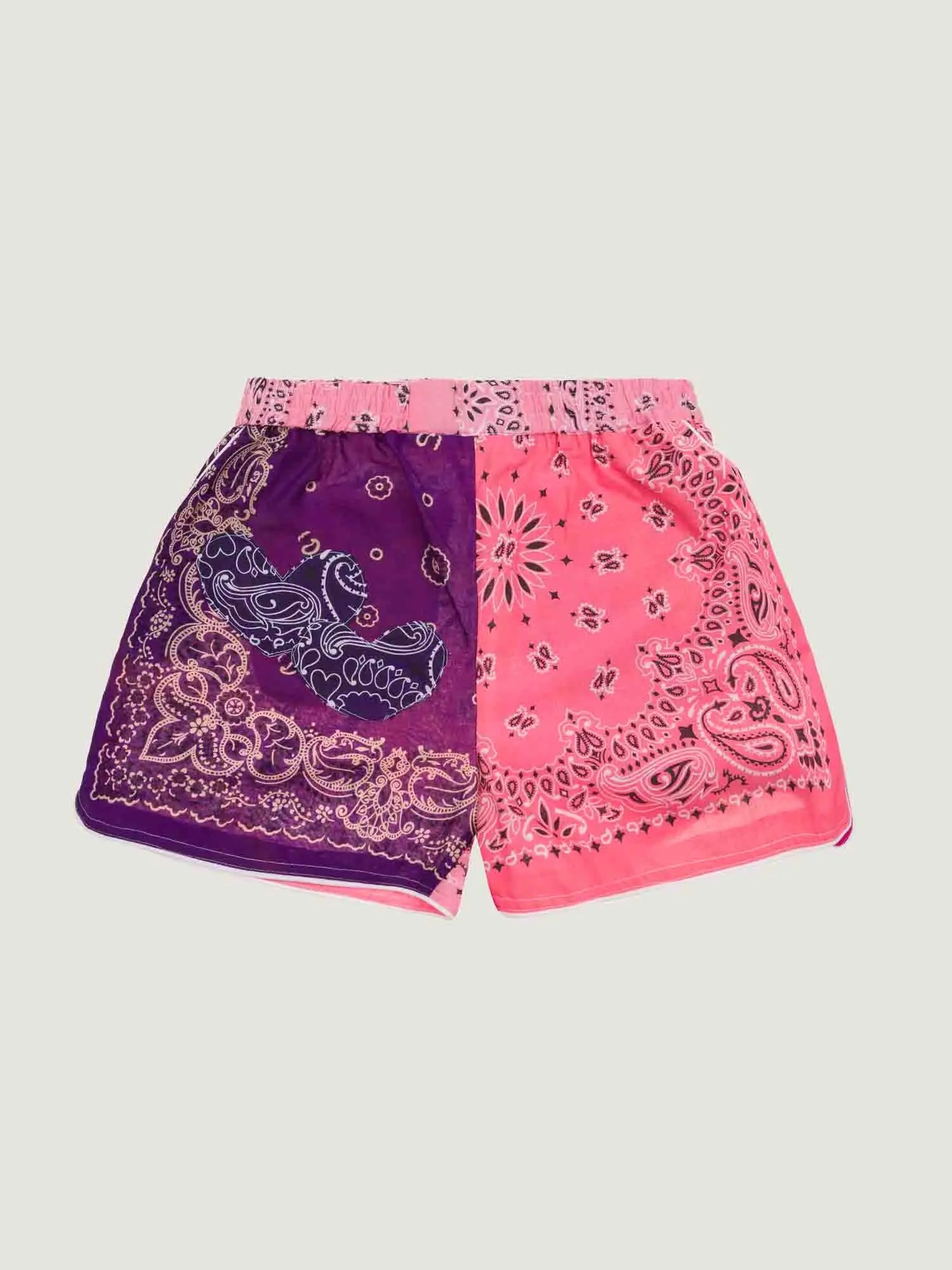 Short Bandana 22 - Violet / Strawberry Pink - Taille L