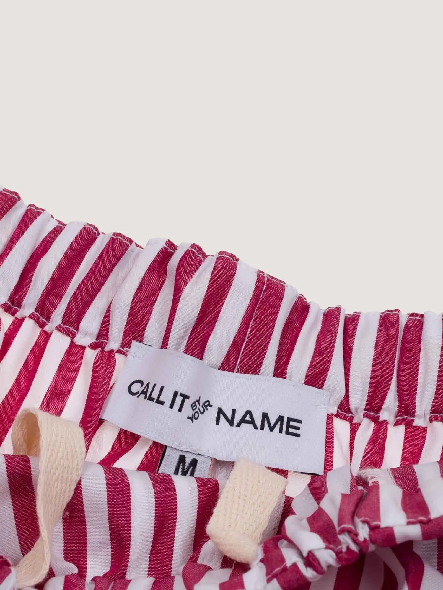 Striped shorts - Burgundy / Fuchsia