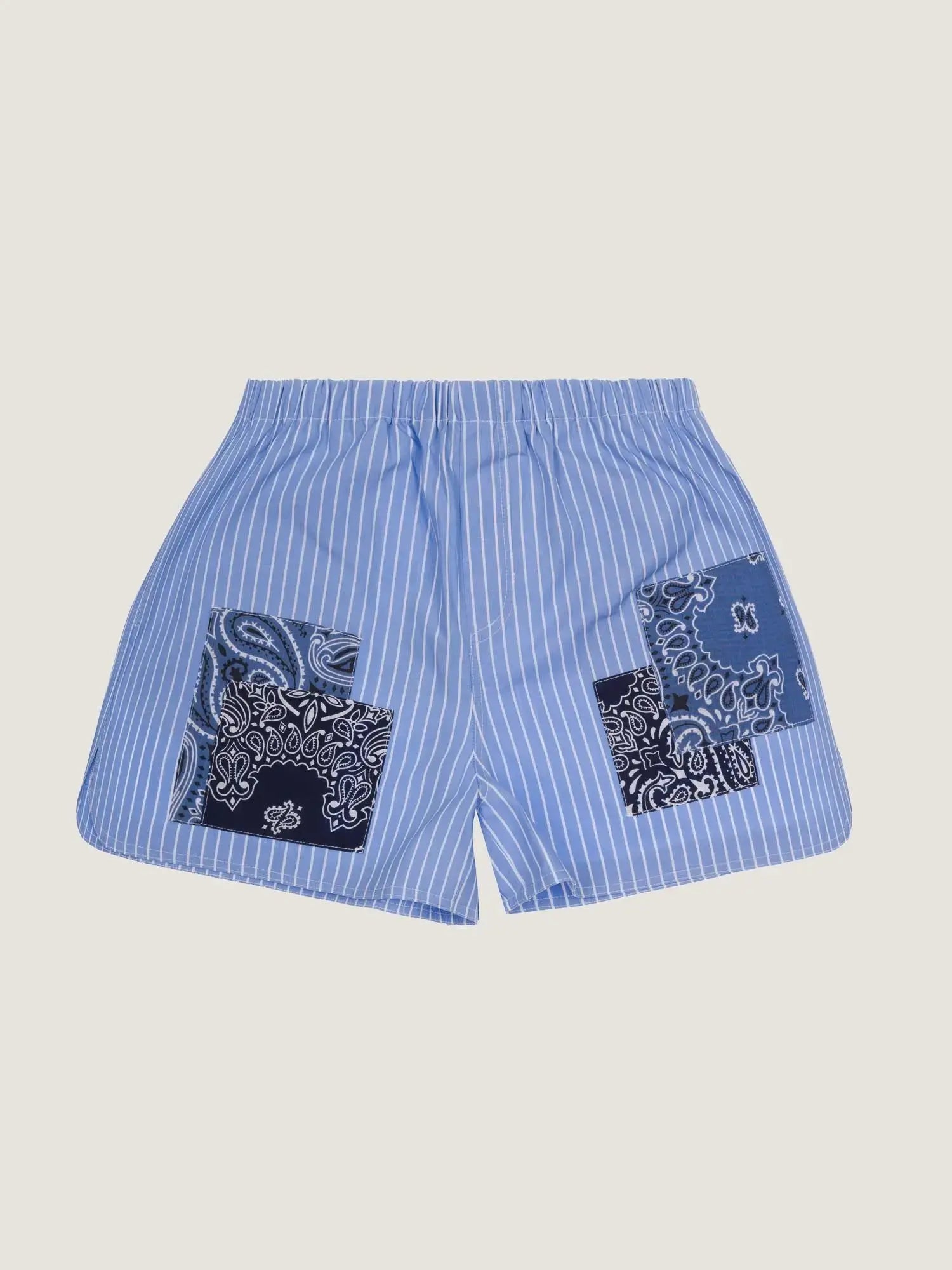 Short rayé - Chambray / Navy