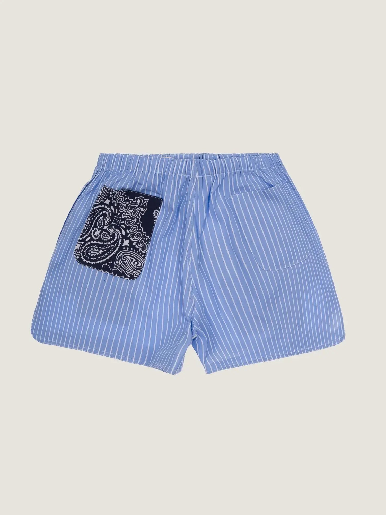 Short rayé - Chambray / Navy
