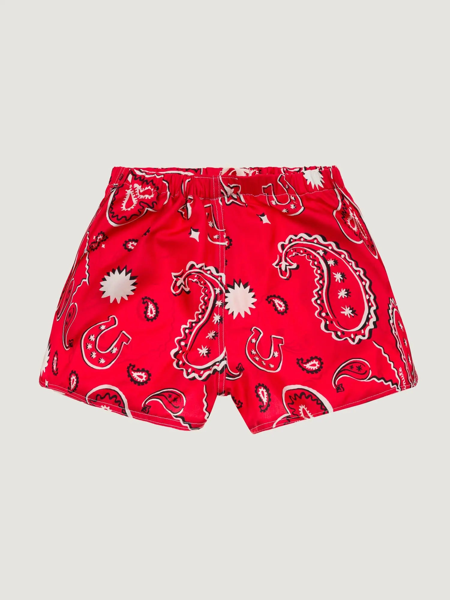Short en Soie - HOWDY - Rouge