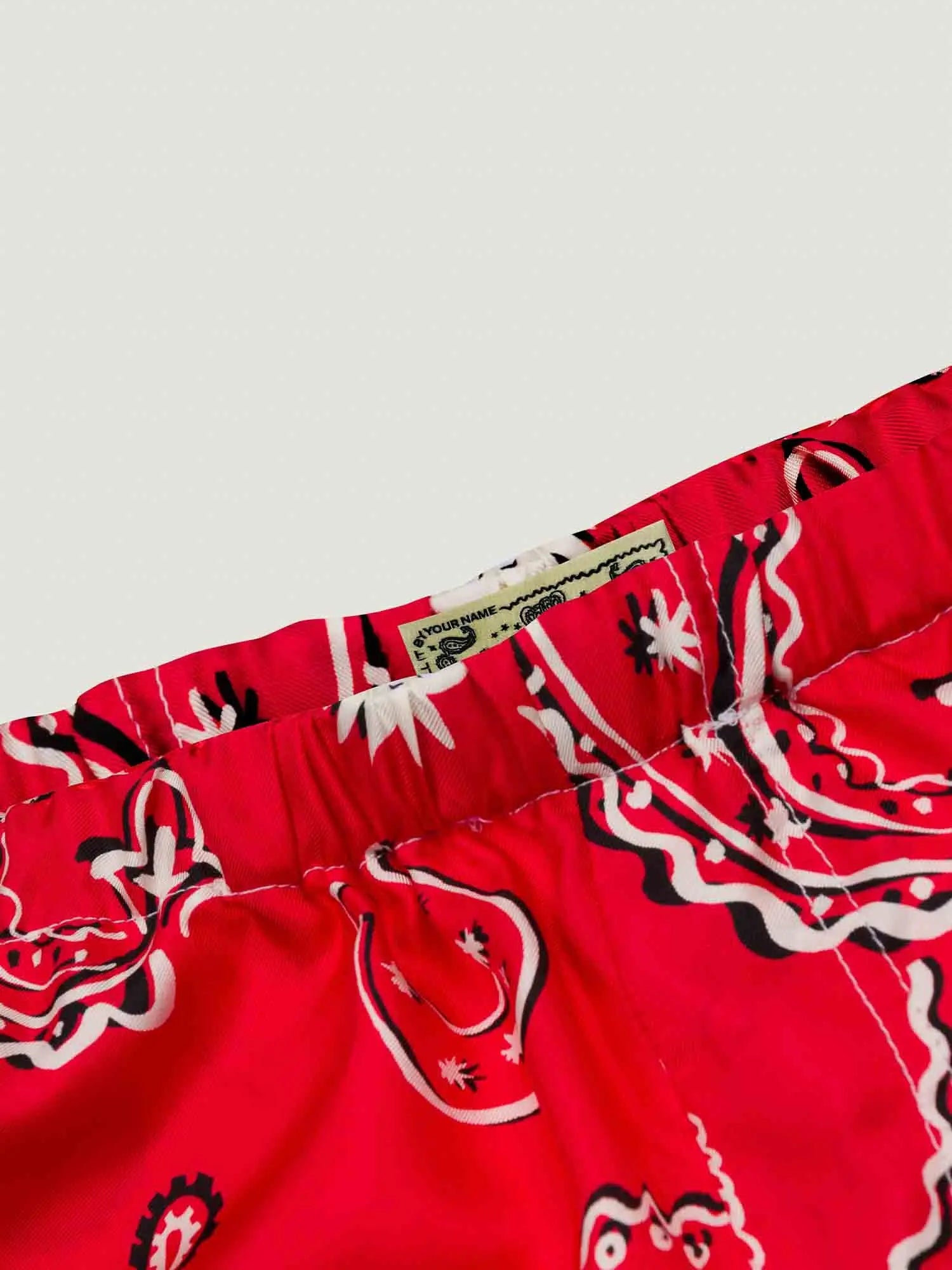 Short en Soie - HOWDY - Rouge