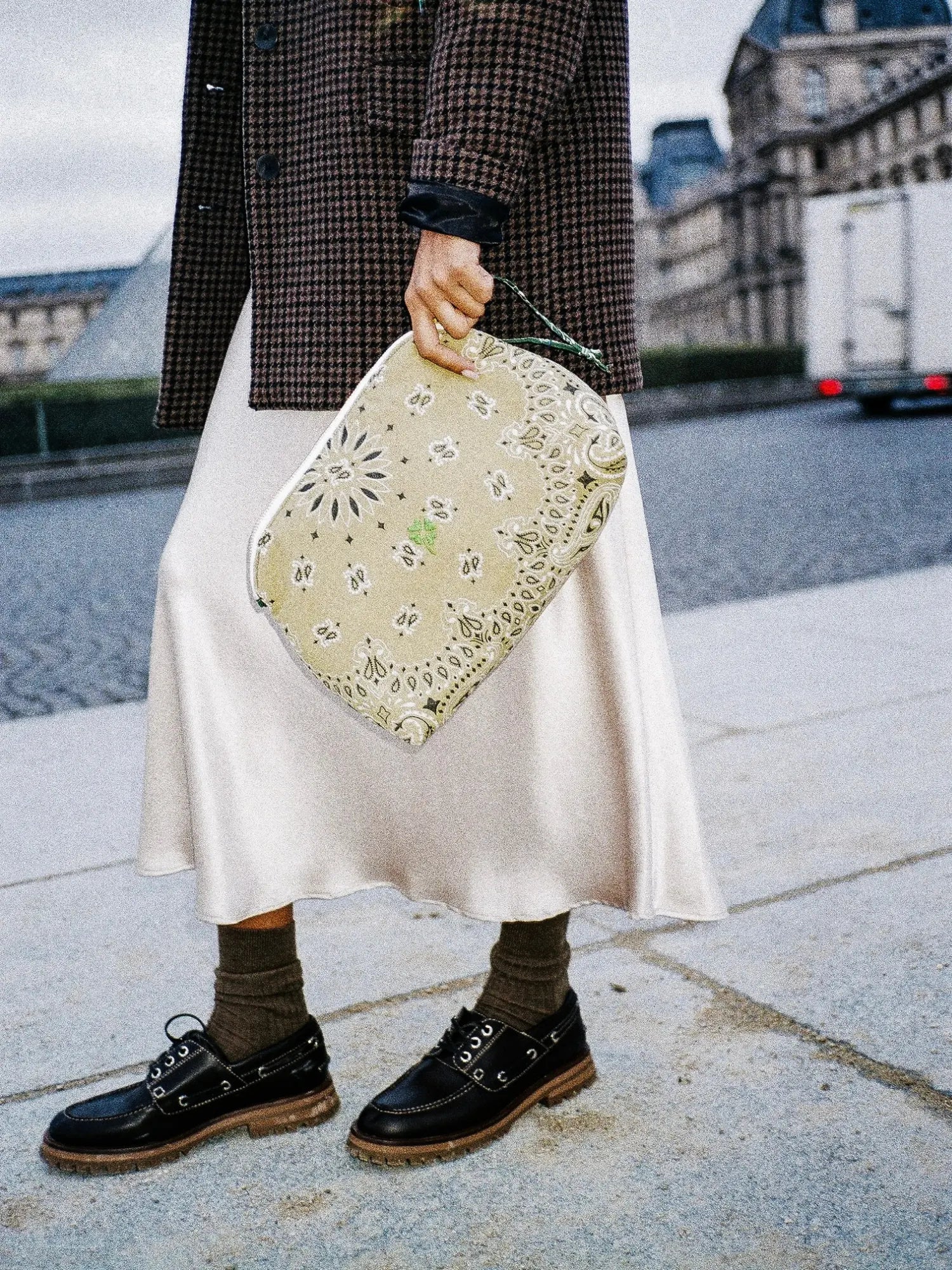 Toiletry Bag - CLOVER - Beige / Week-end Green