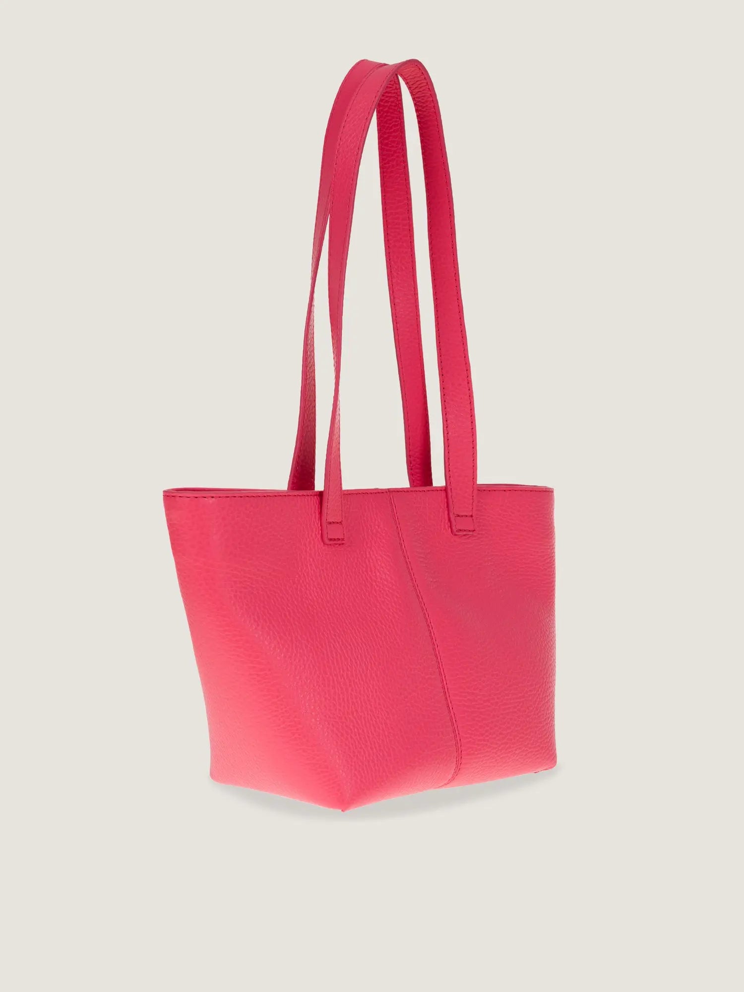 Sac Mini Tote Cuir - Strawberry Pink