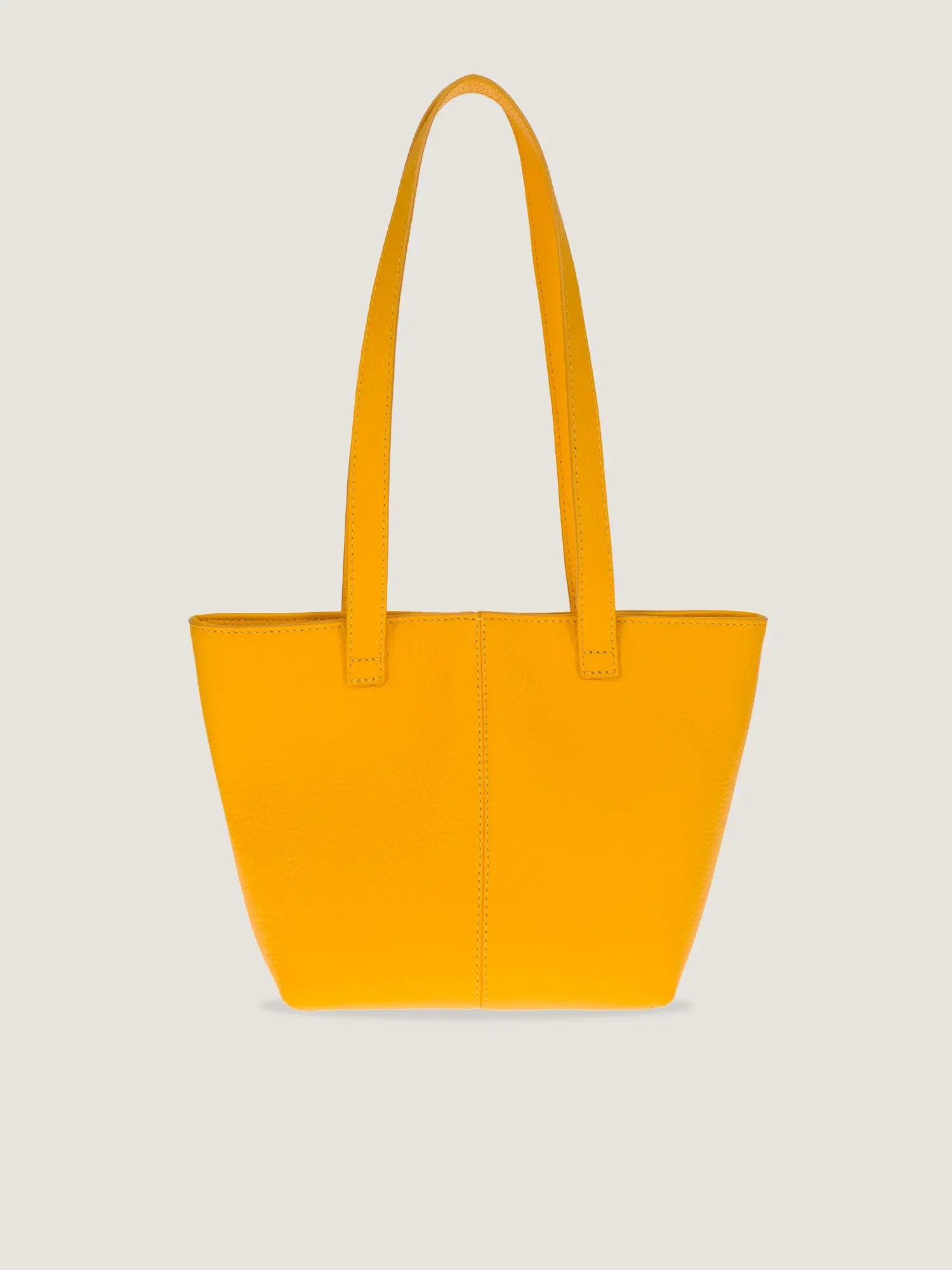 Sac Mini Tote Cuir - Gold Yellow