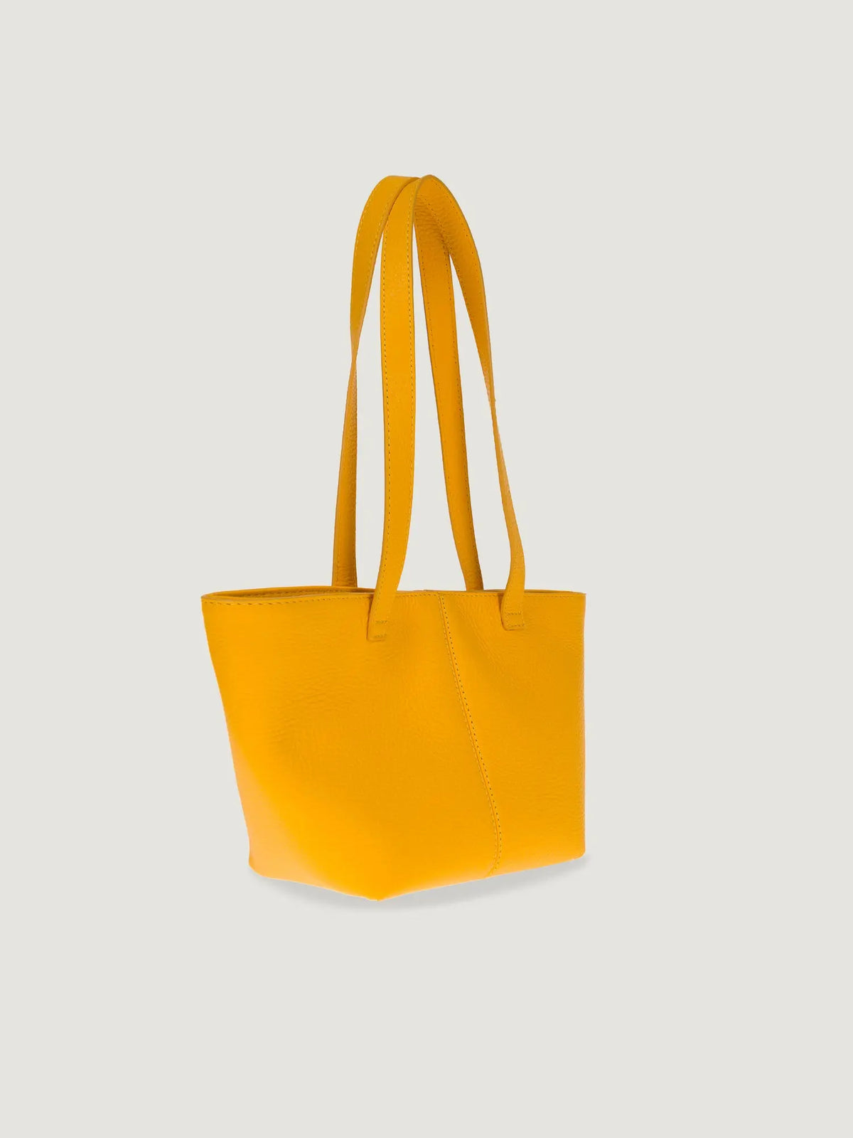 Sac Mini Tote Cuir - Gold Yellow