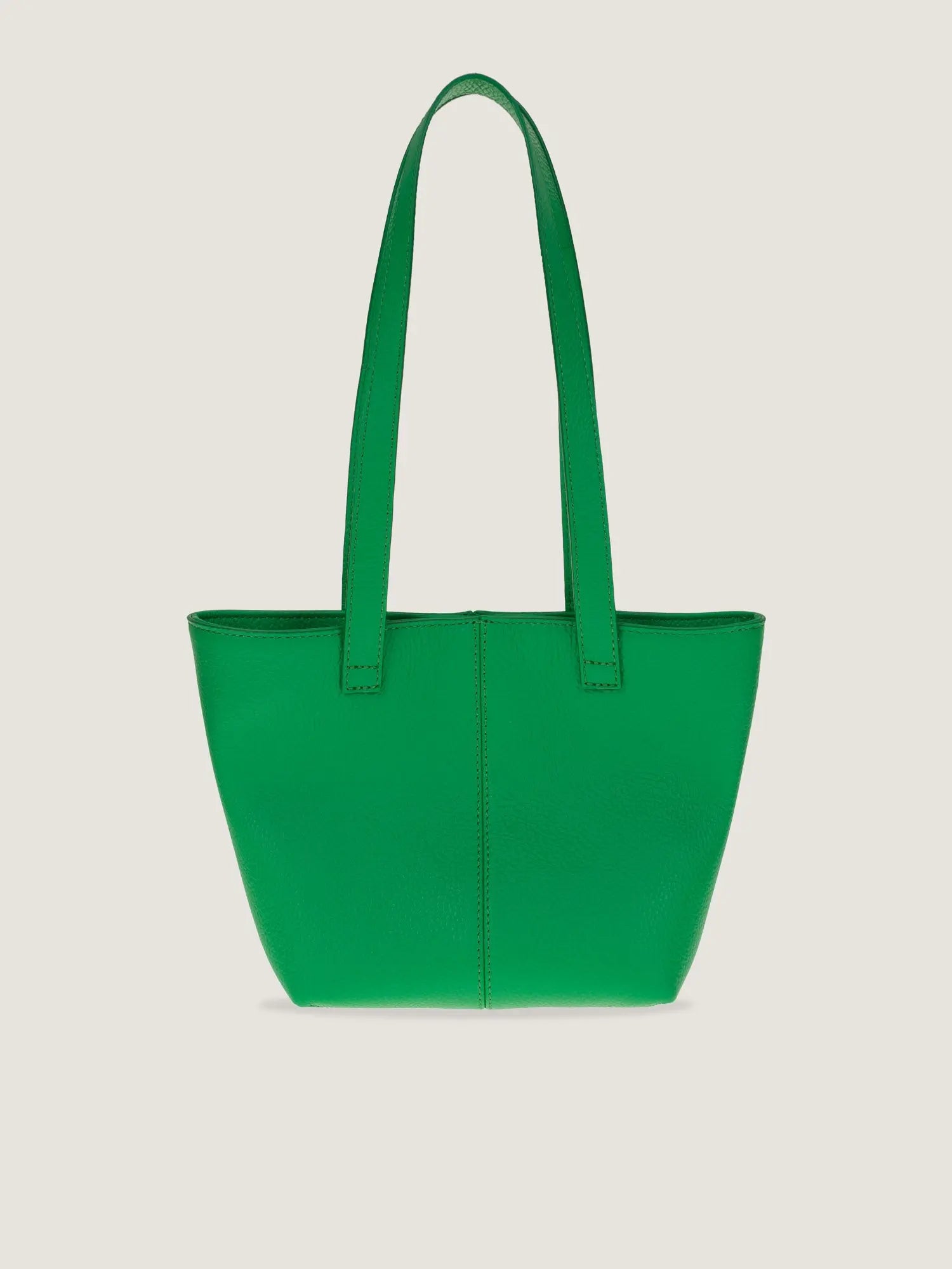Sac Mini Tote Cuir - Vert Gazon