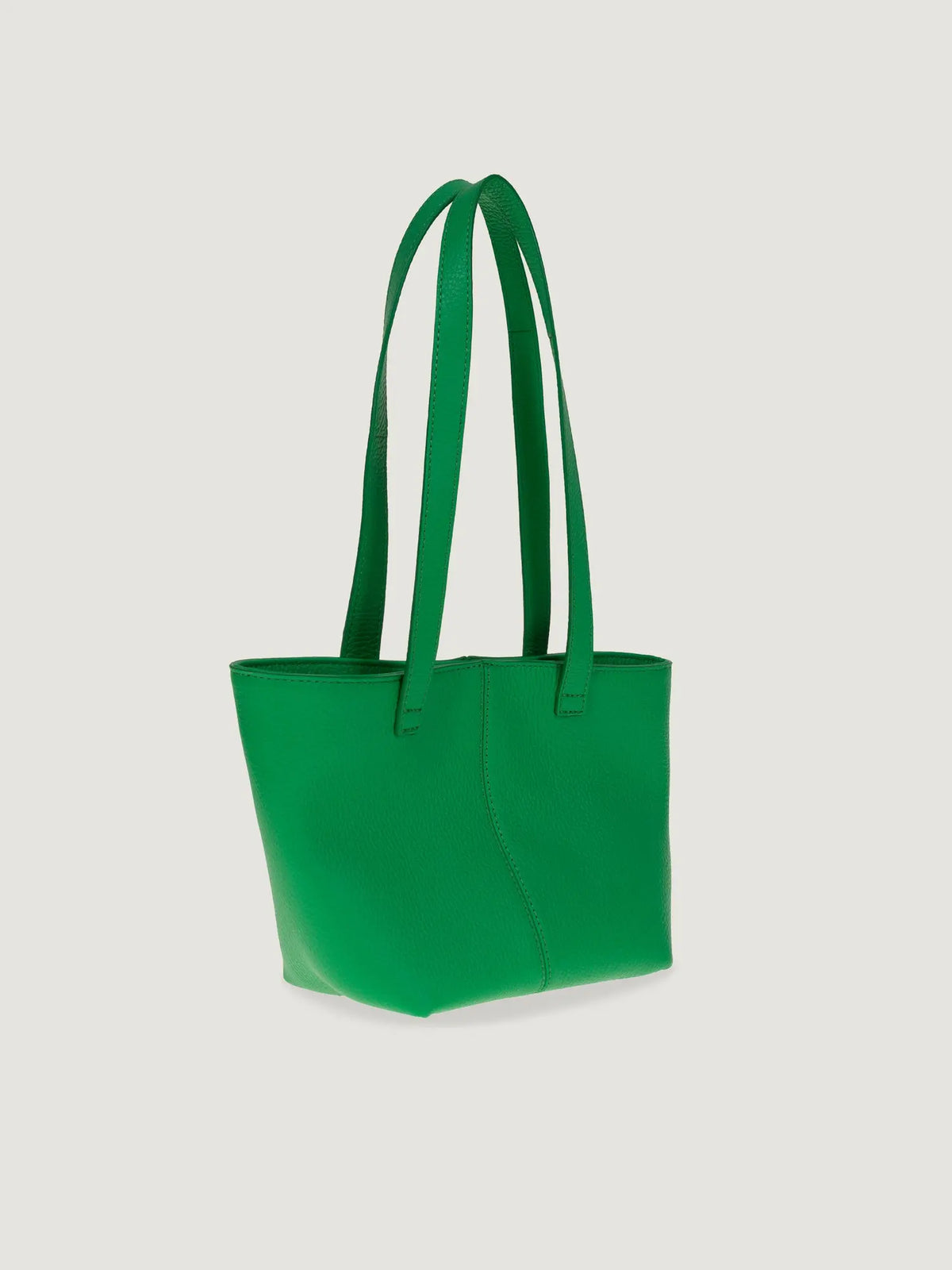Sac Mini Tote Cuir - Vert Gazon
