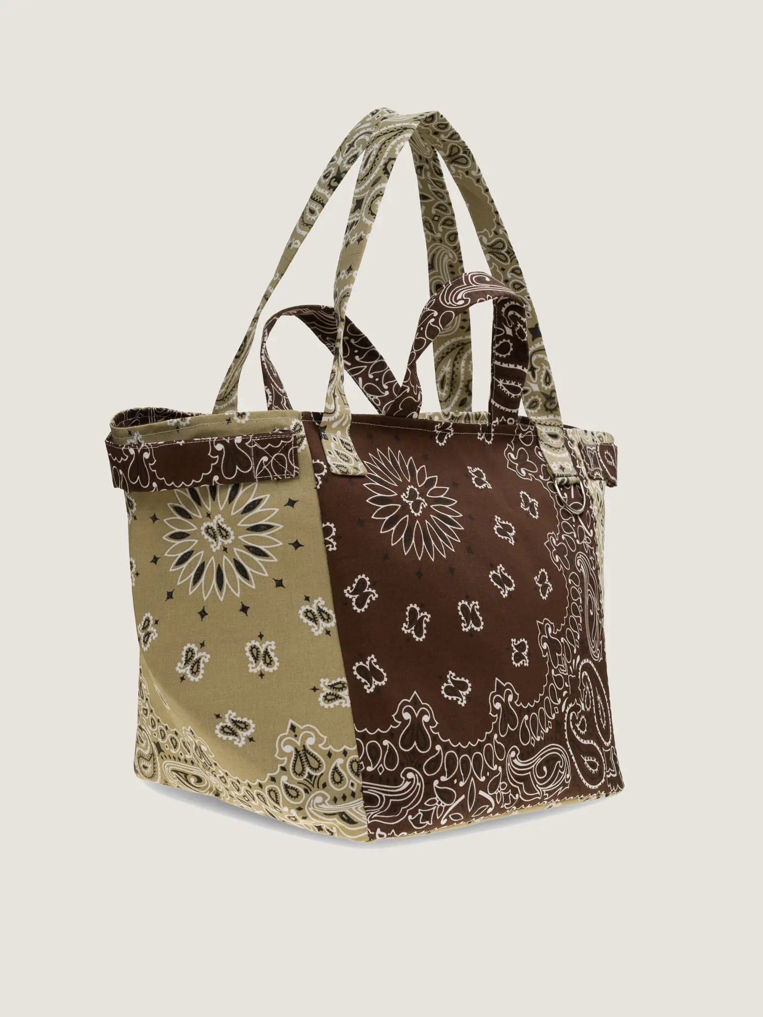 Trapeze bag - Brown / Beige