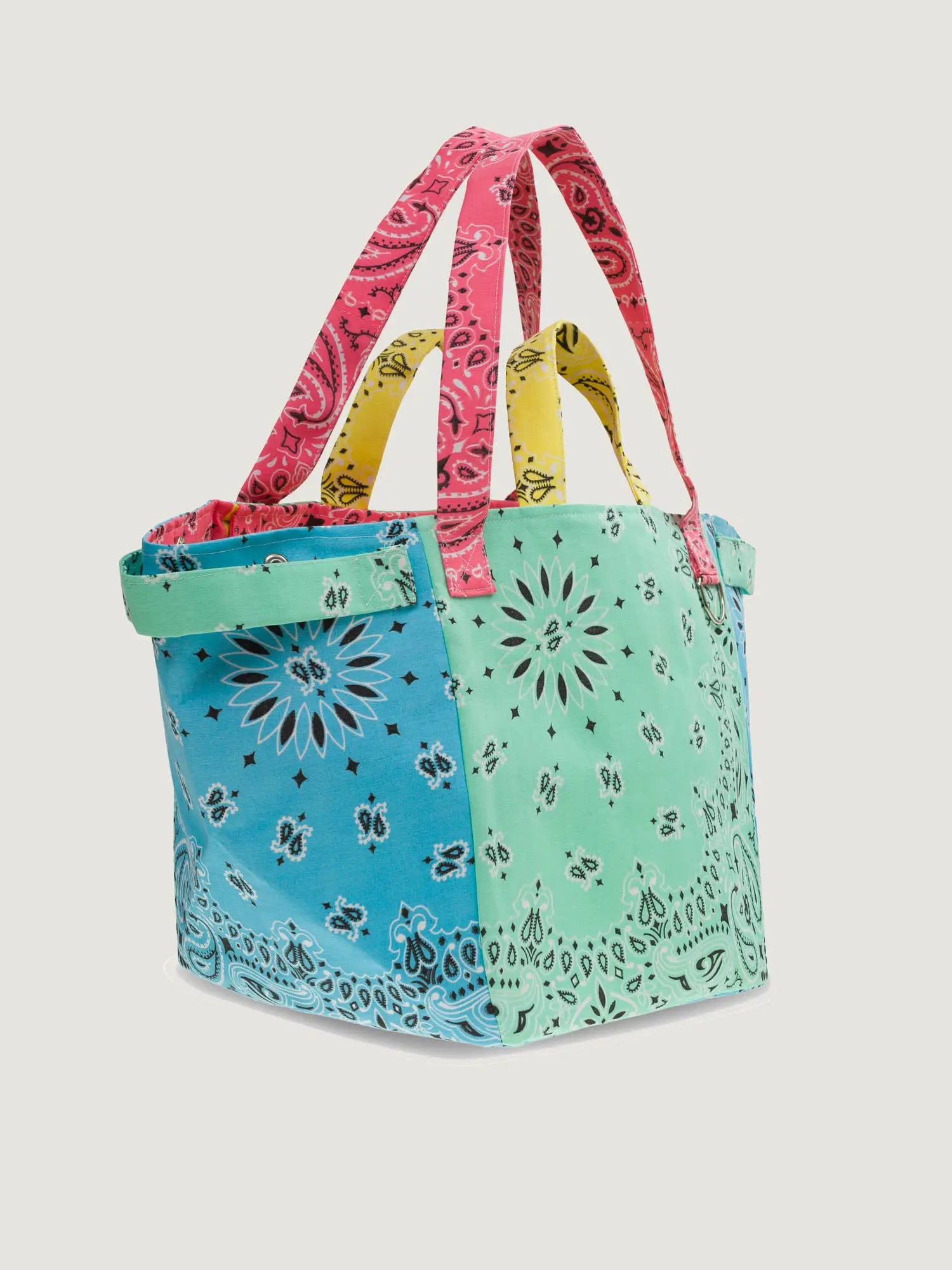 Trapeze bag - Mint / Colorblock