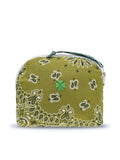 Small Toilet Bag - CLOVER - Bronze / Week-end Green