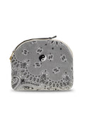 Small Toilet Bag - YIN & YANG - Pale Grey / Dark Grey