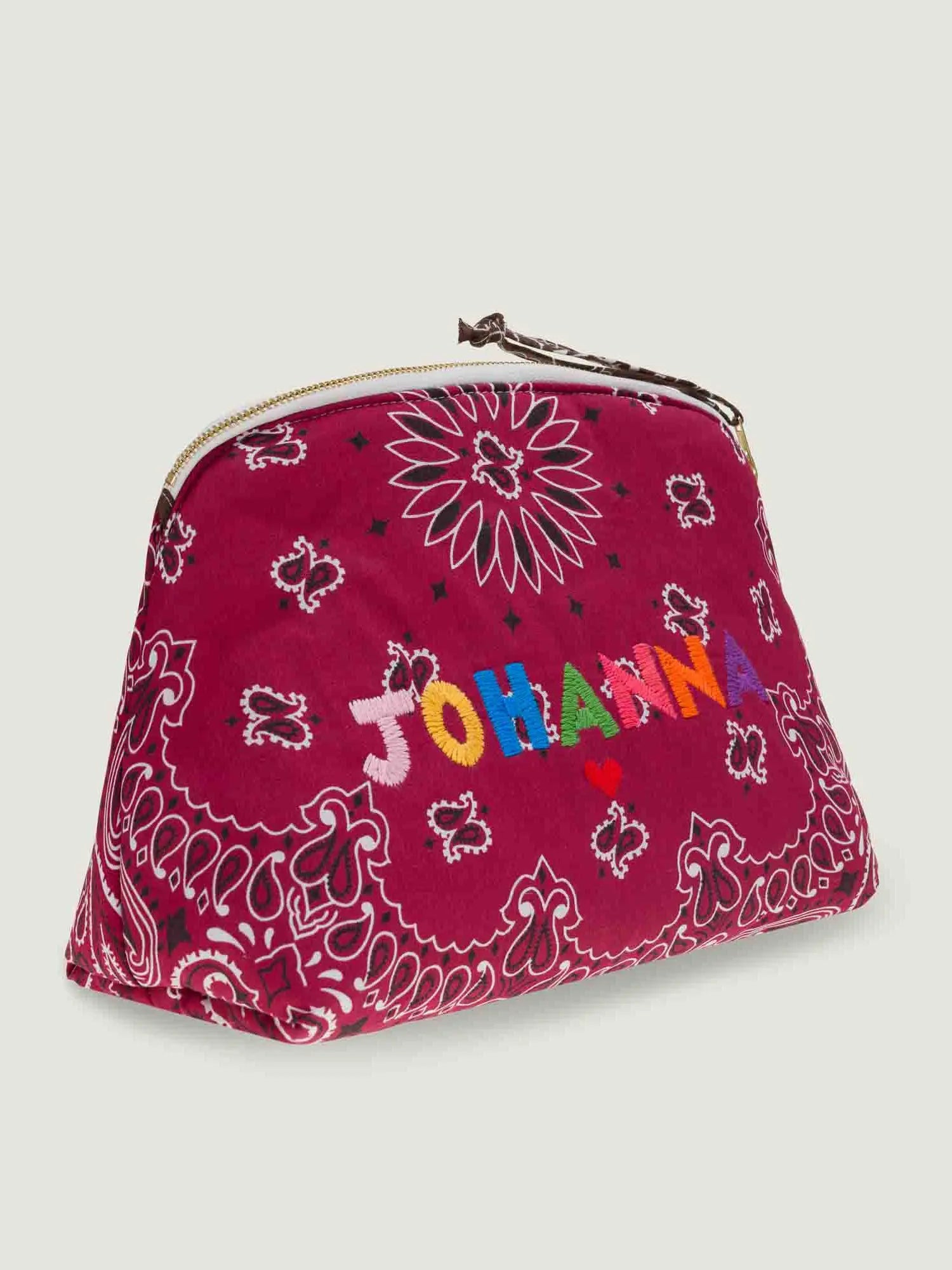 Toiletry bag - Small customized embroidery