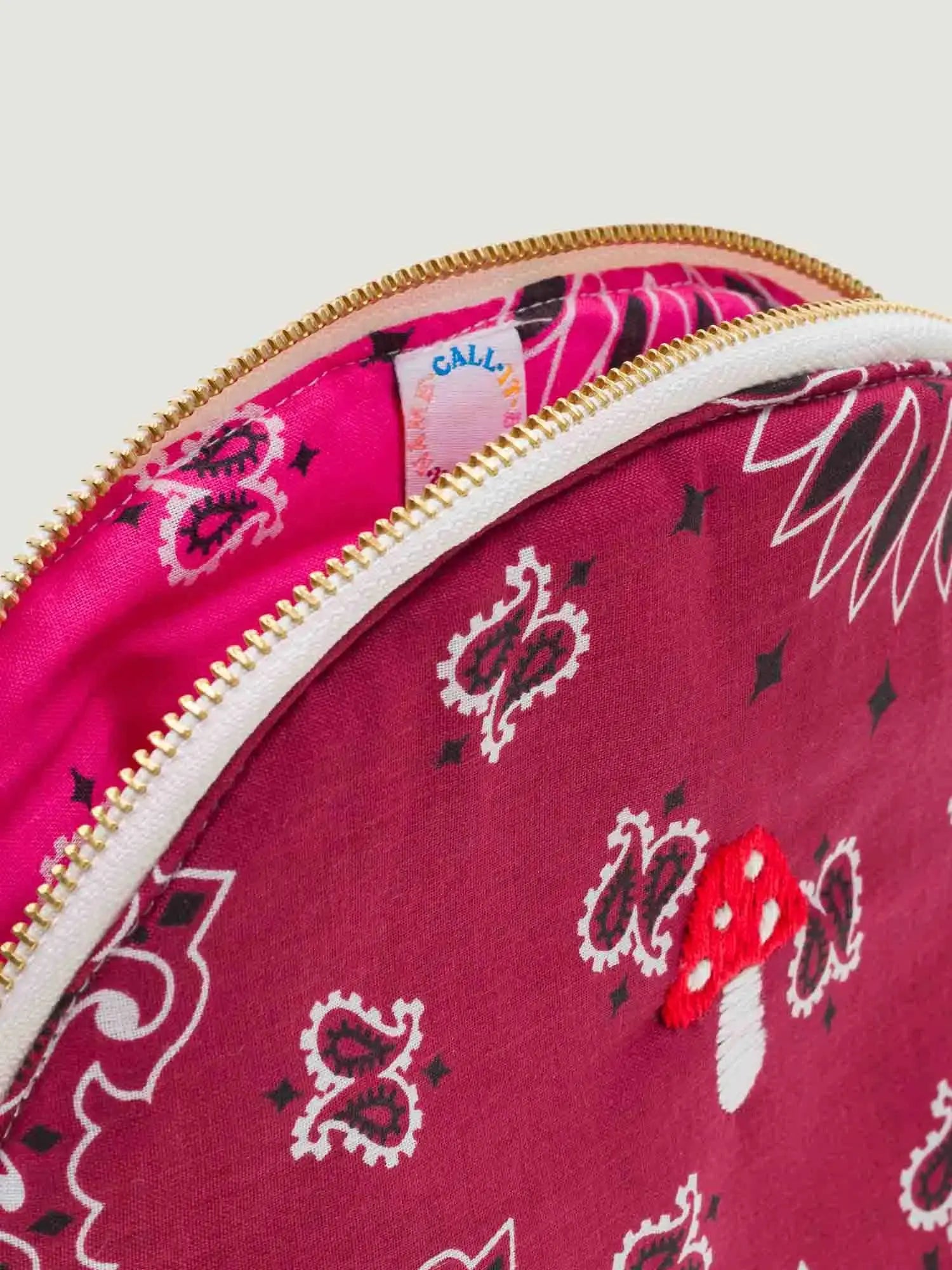 Trousse de Toilette Mini - CHAMPIGNON - Bordeaux / Fuchsia