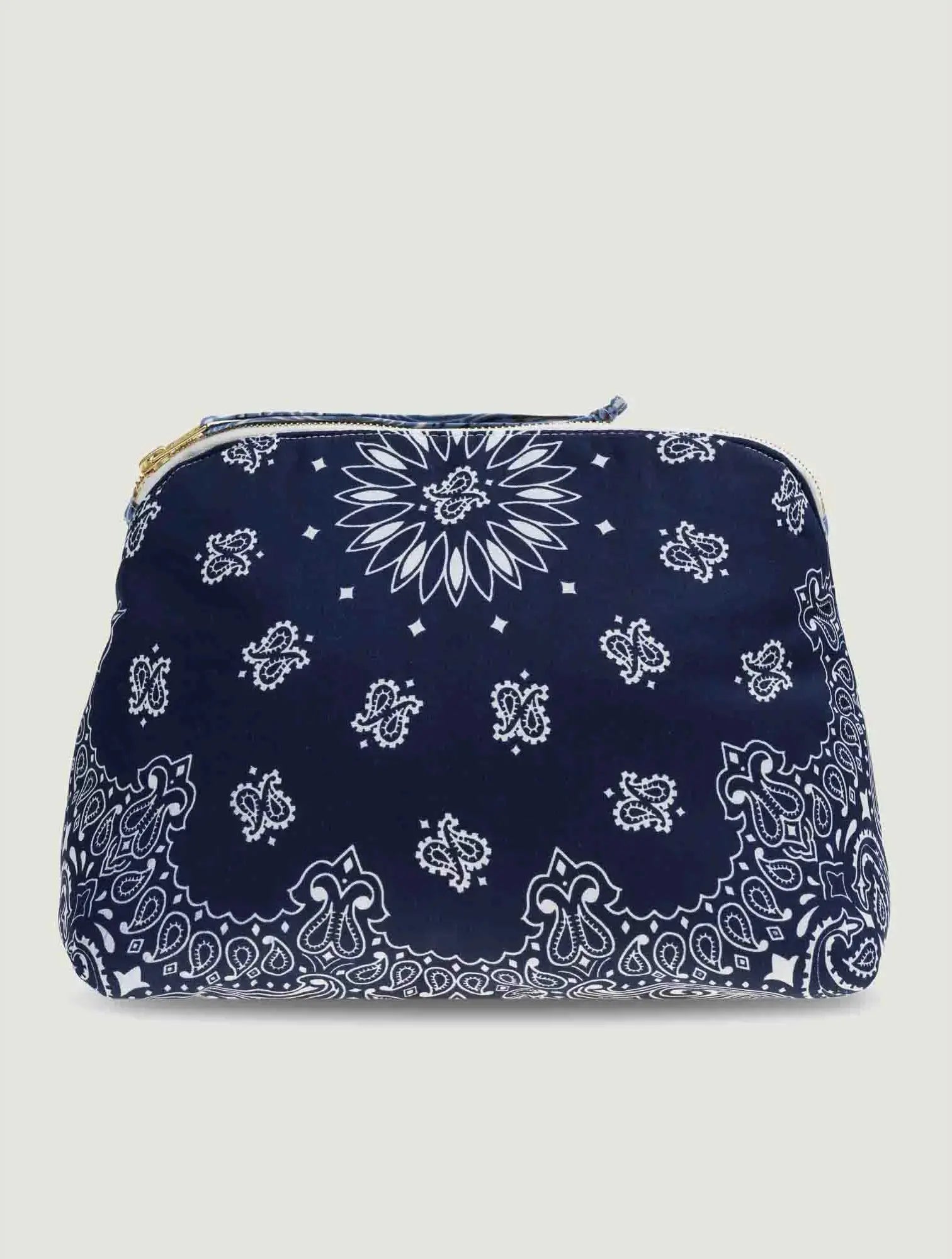 Toiletry Bag - MUSHROOM - Navy / Chambray