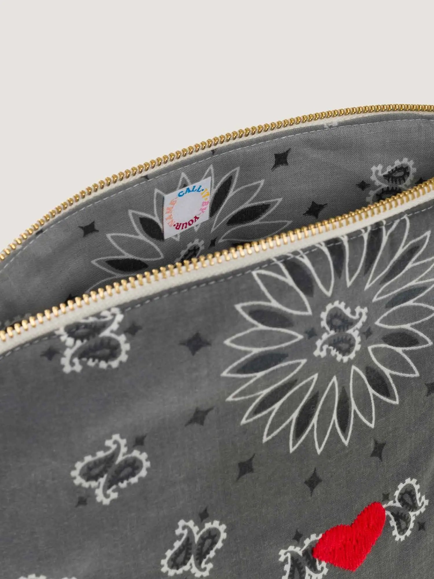 Trousse de Toilette - COEUR - Dark Grey / Pale Grey
