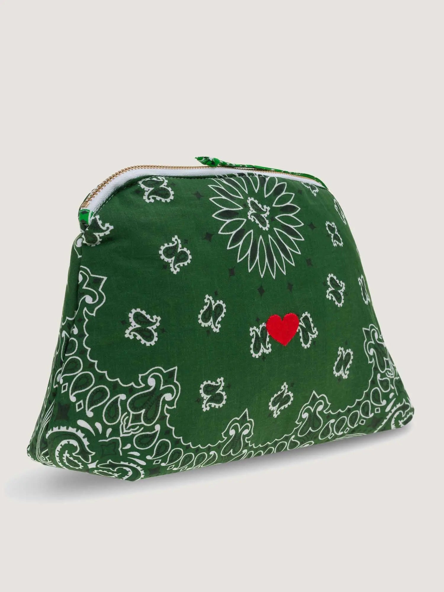 Toiletry Bag - HEART - Weekend Green / Grass Green